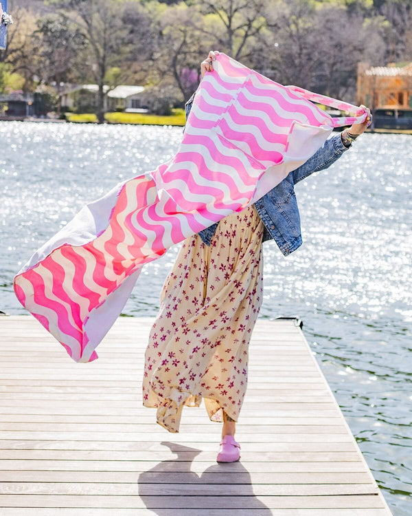 Coastal Comfort 2-in-1 Tote Towel
