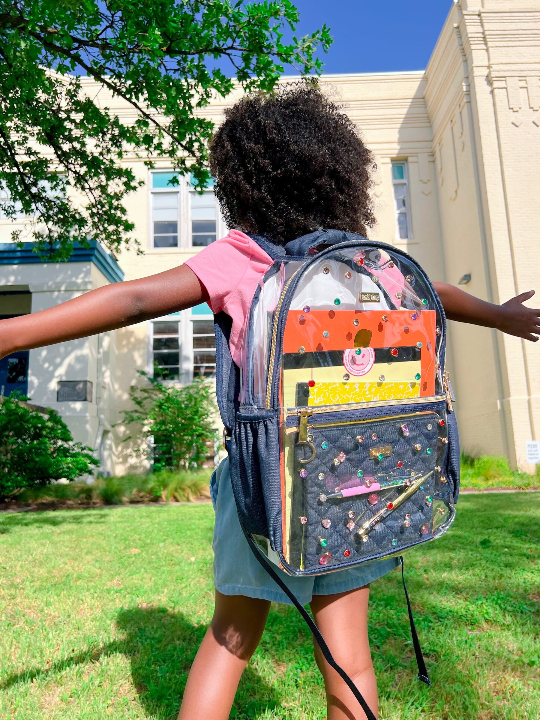 Denim and Gems Backpack and Lunchbox Bundle