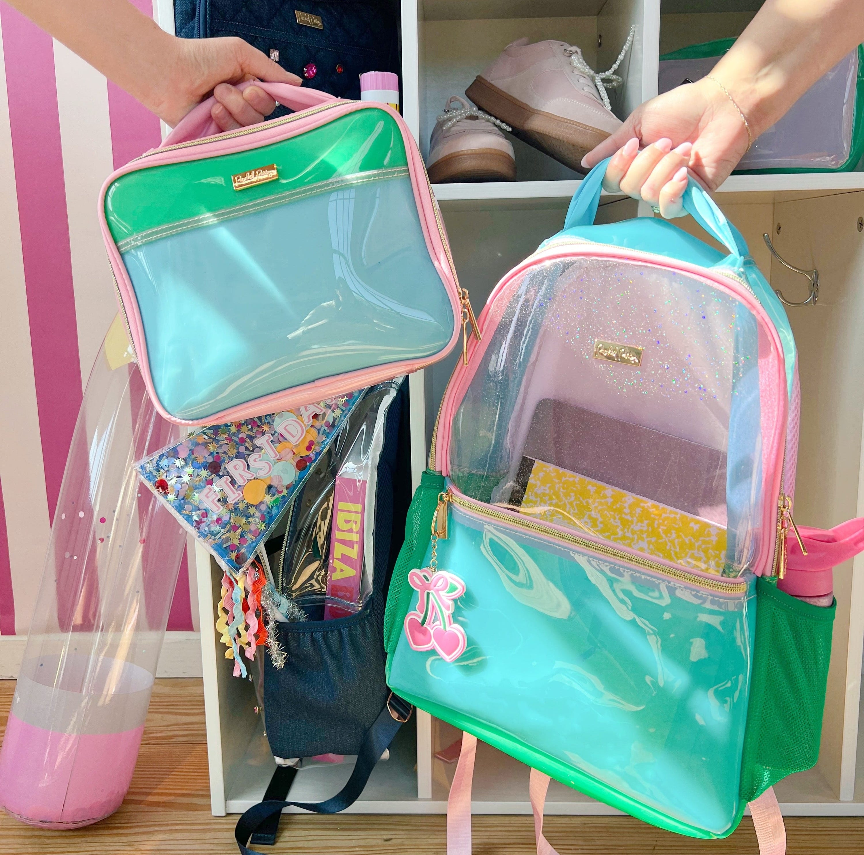 Color Block Jelly Backpack