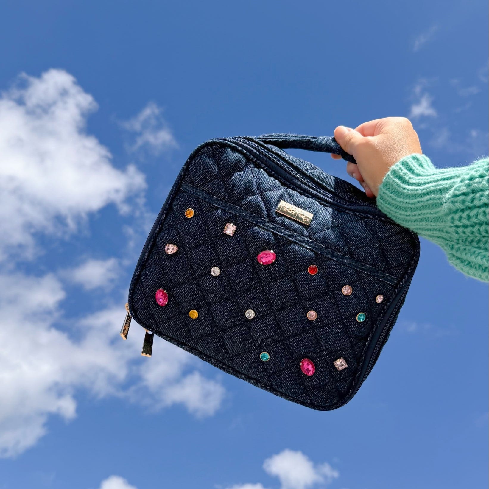 Denim and Gems Insulated Lunchbox