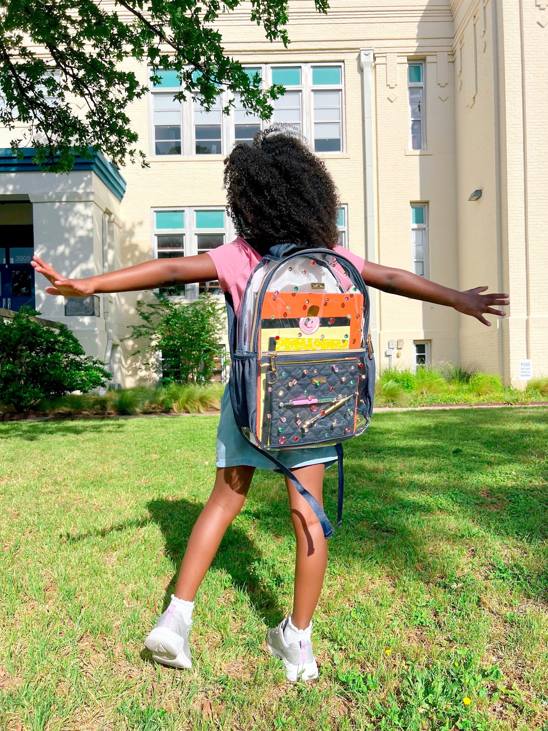 Denim and Gems Backpack Bundle (Backpack, Lunchbox & Pouch)