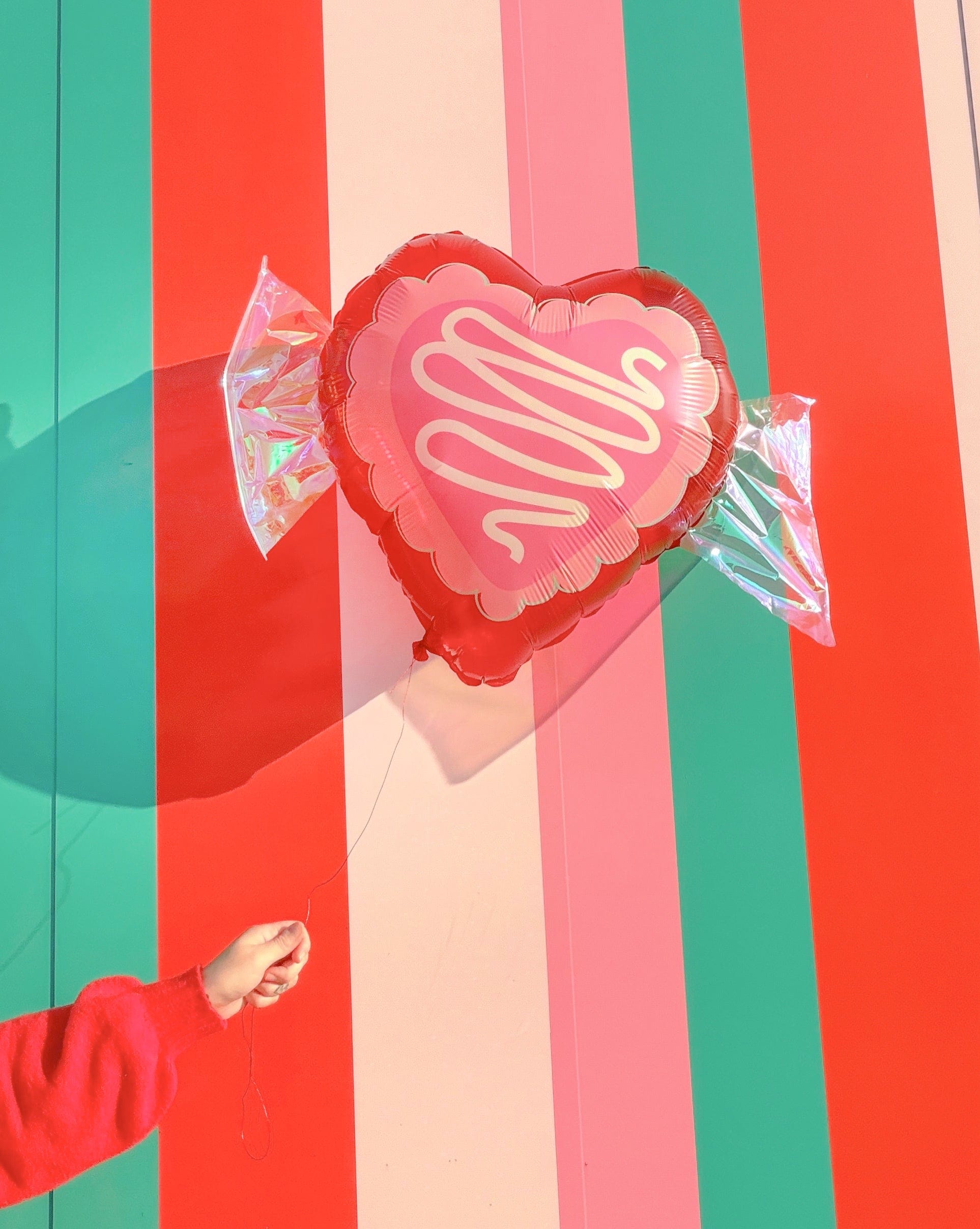 Valentine's Candy Heart Balloons (set of 6)