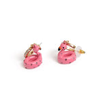 Flamingo Floatie Dangle Earrings