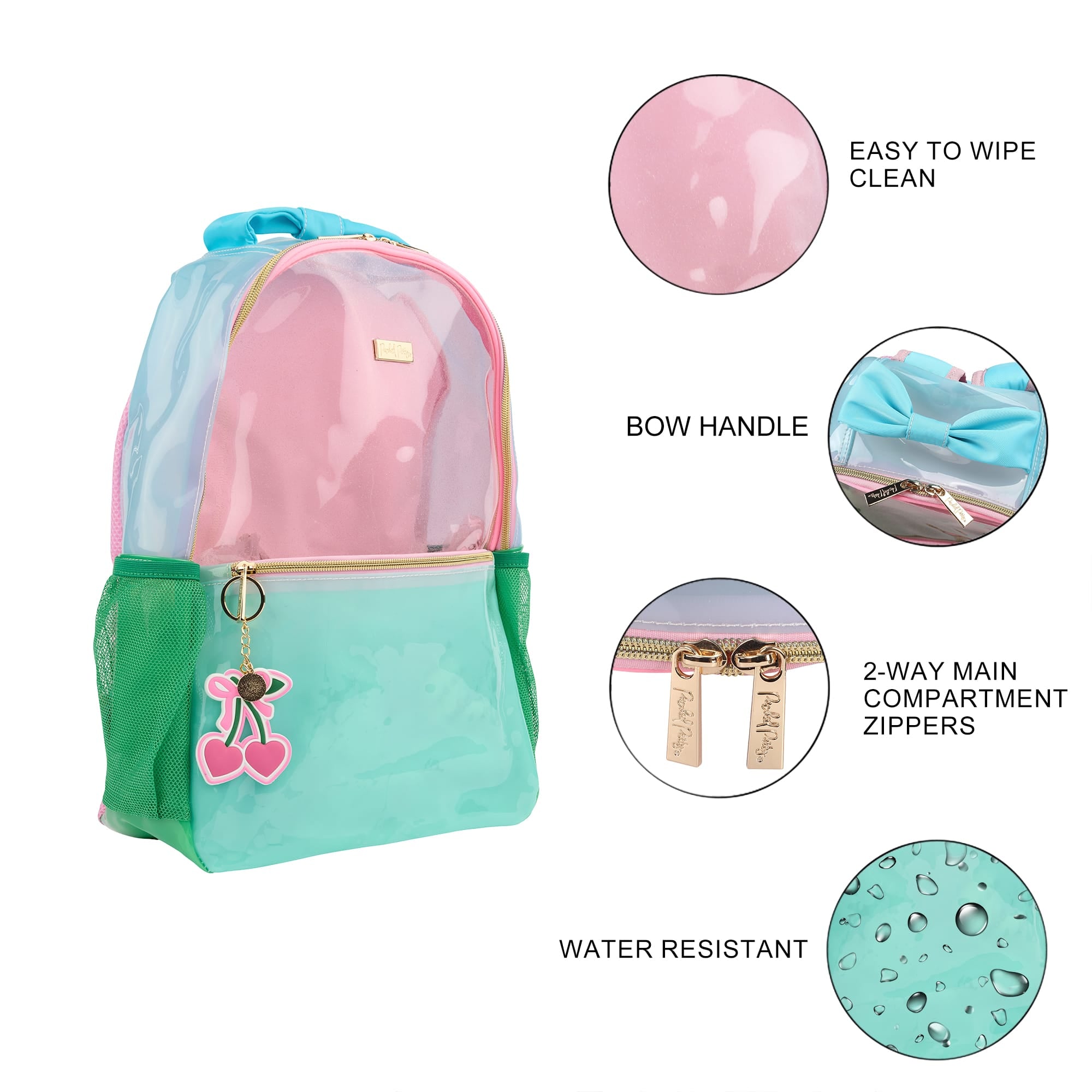 Color Block Jelly Backpack