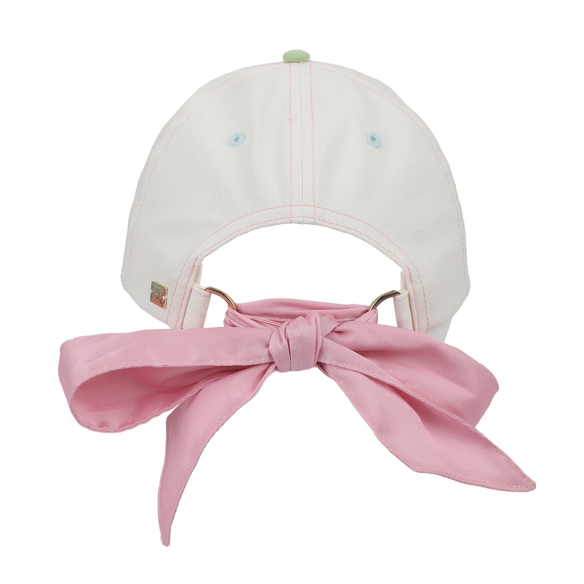 Big Bow Energy Hat (White & Pink)