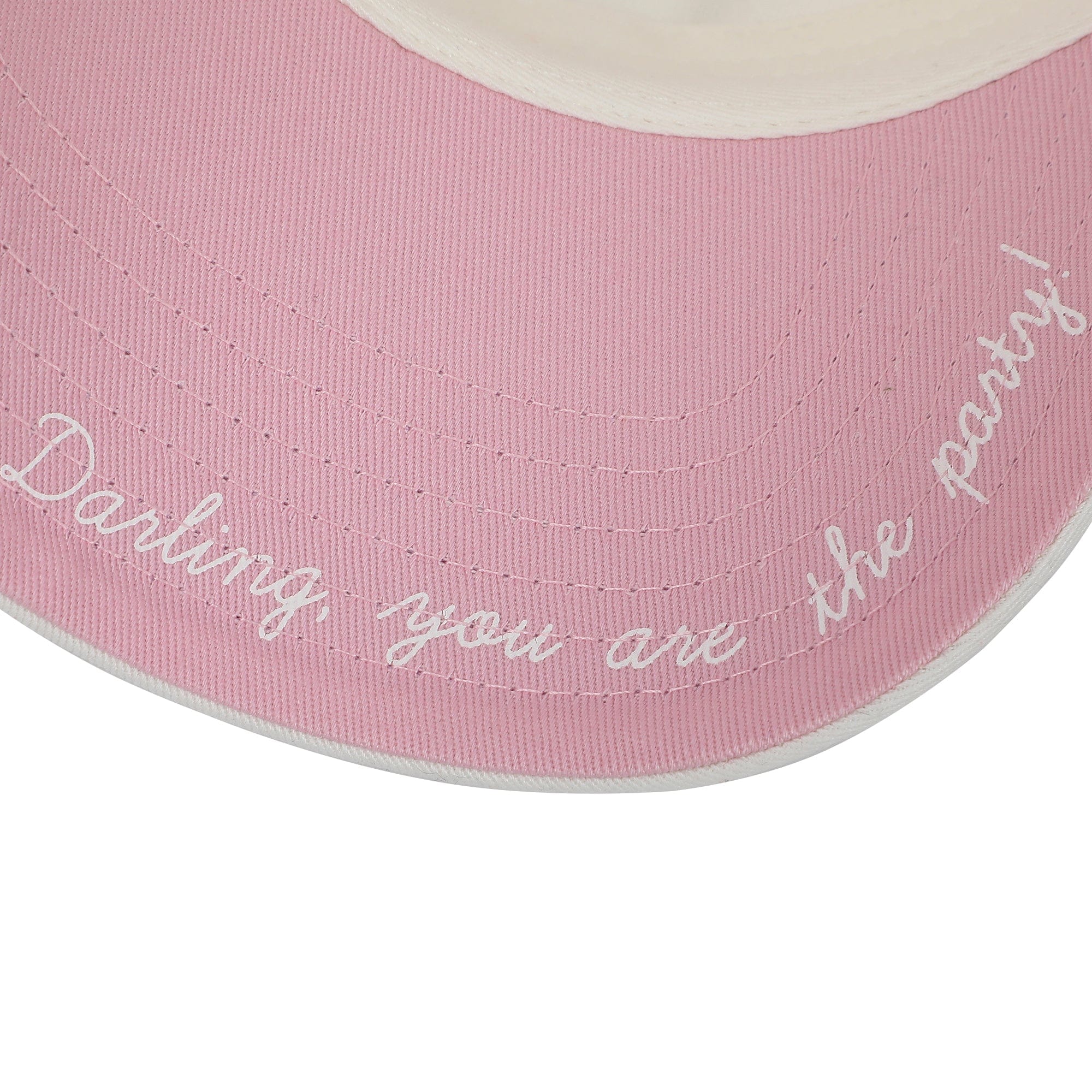 Big Bow Energy Hat (White & Pink)