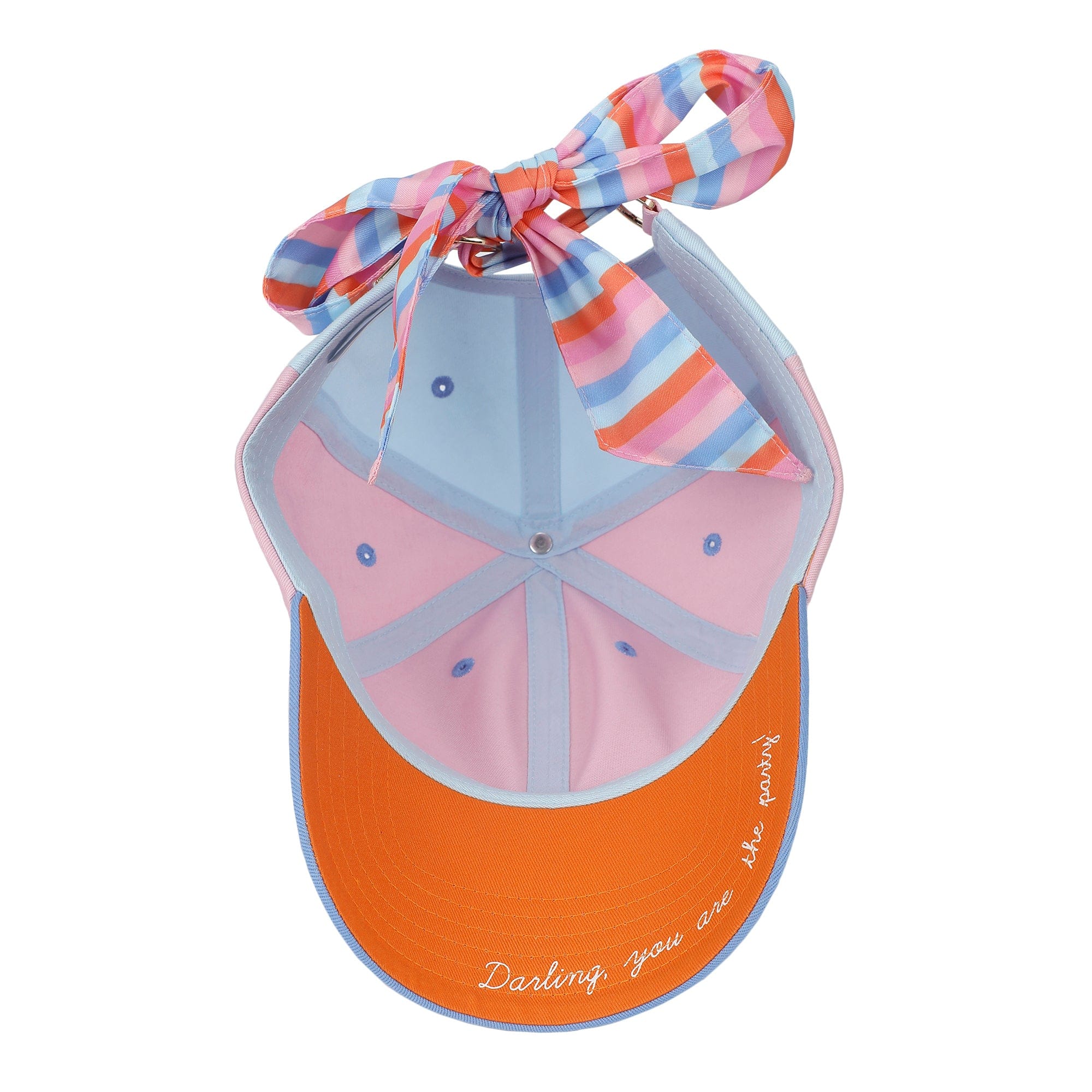 Big Bow Energy Hat (Striped)