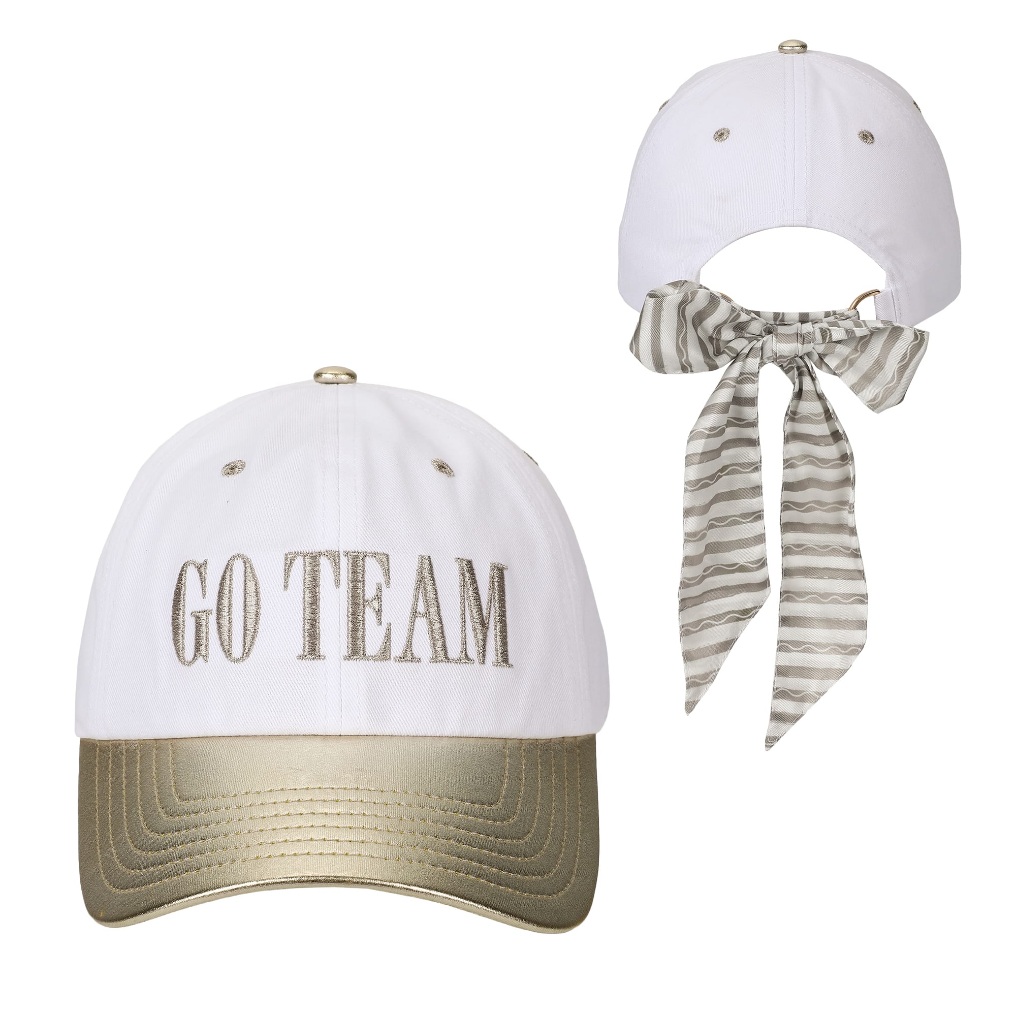"Go Team Gold" Better With A Bow Hat