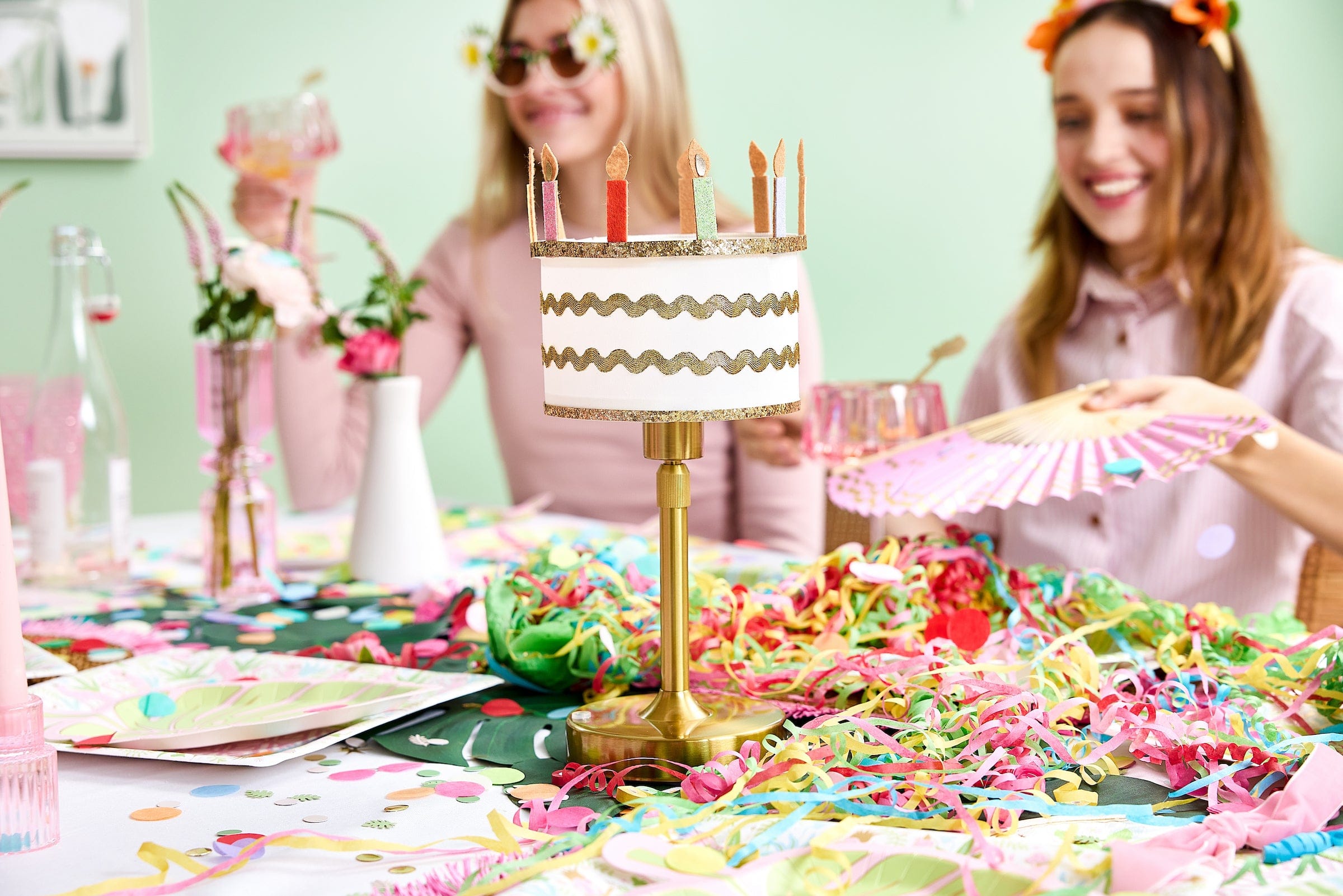 Birthday Cake Rechargeable LED Table Lamp