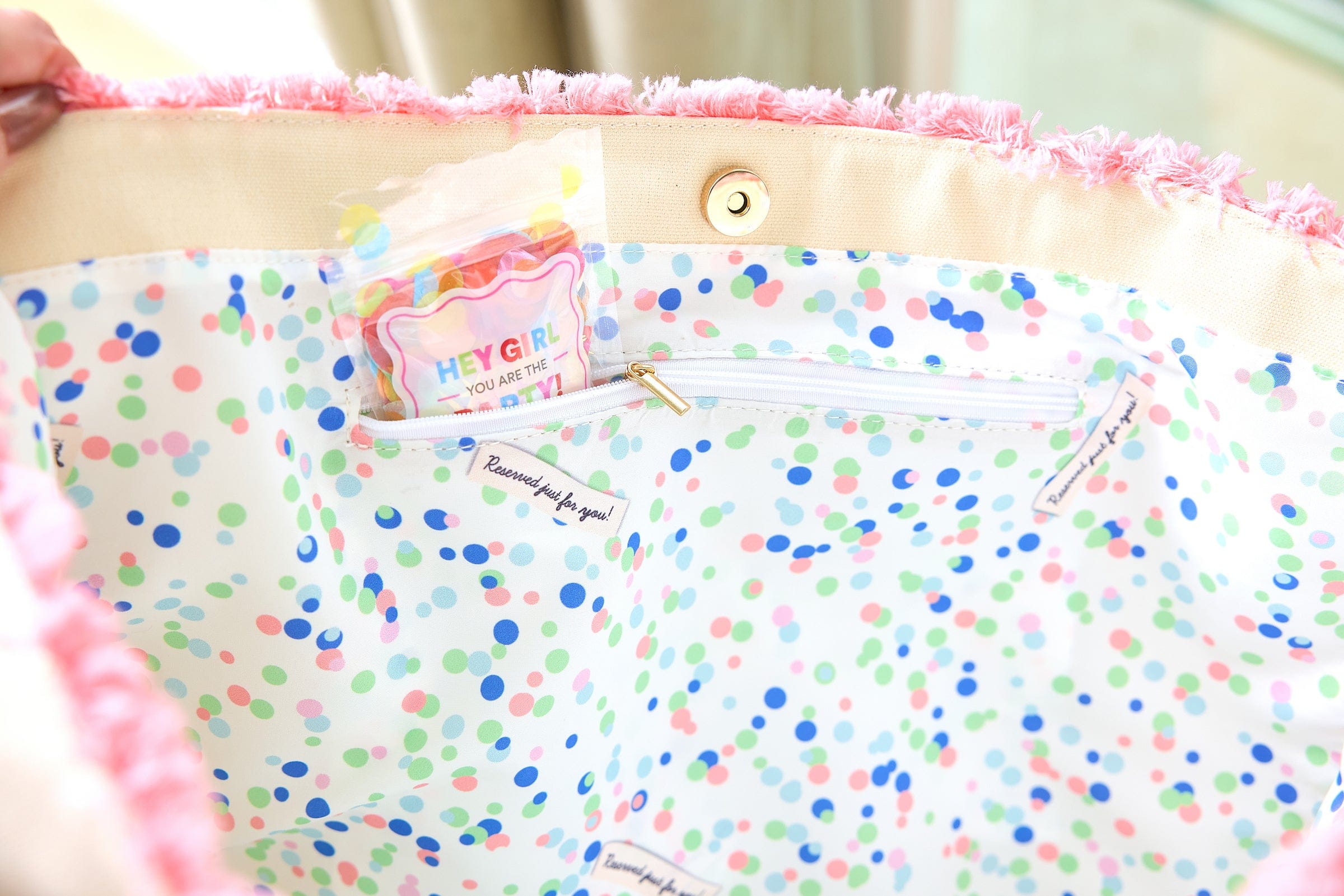 Cabana Club Canvas Tote Bag