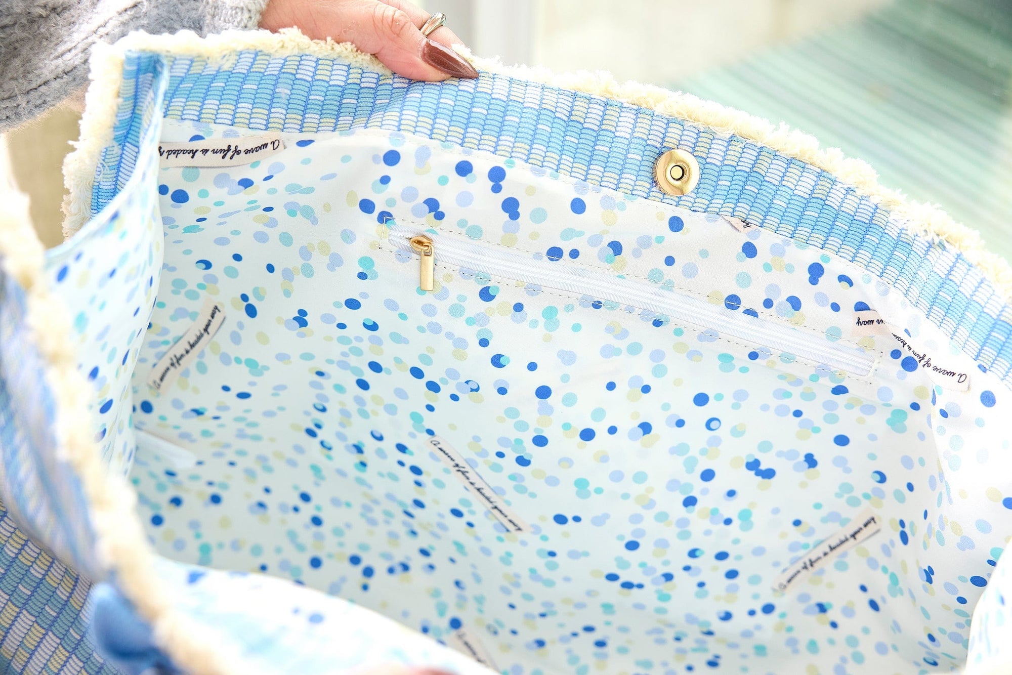 Seas The Day Canvas Tote Bag