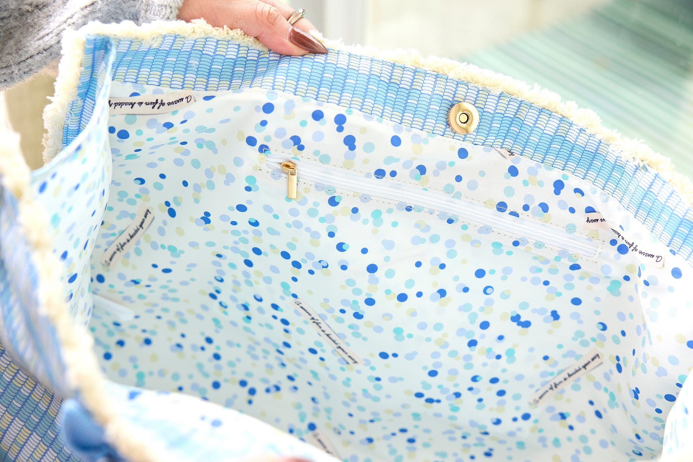 Seas The Day Canvas Tote Bag