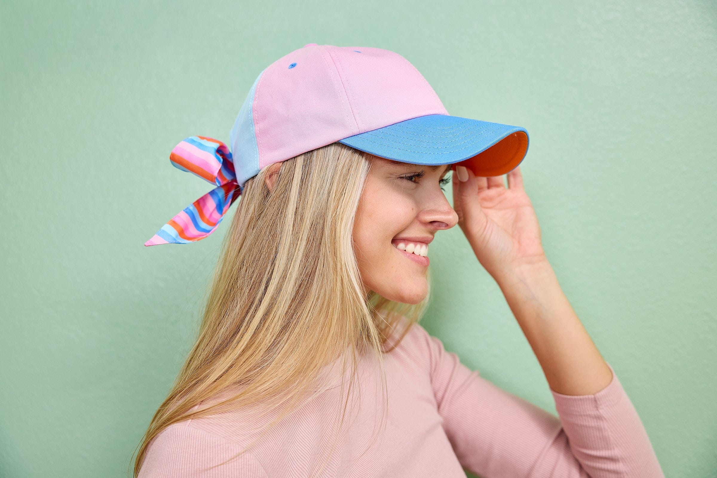 Big Bow Energy Hat (Striped)