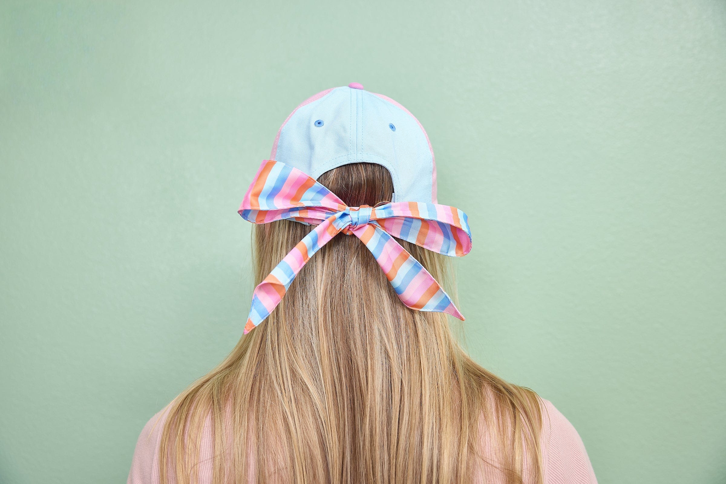 Big Bow Energy Hat (Striped)
