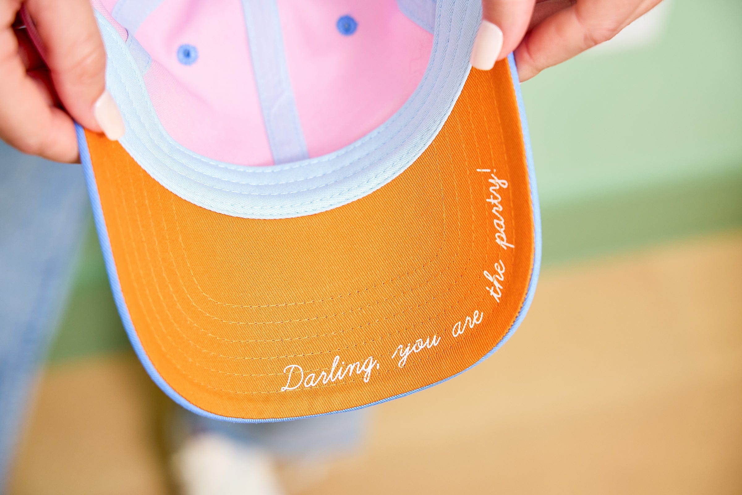 Big Bow Energy Hat (Striped)