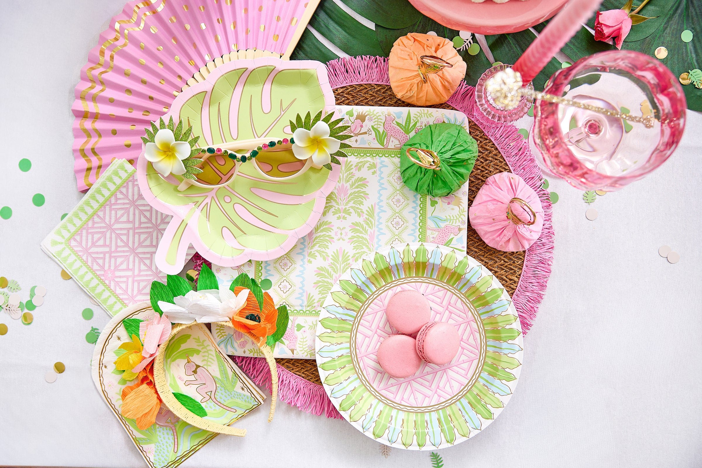 Palm Leaf Confetti Mix