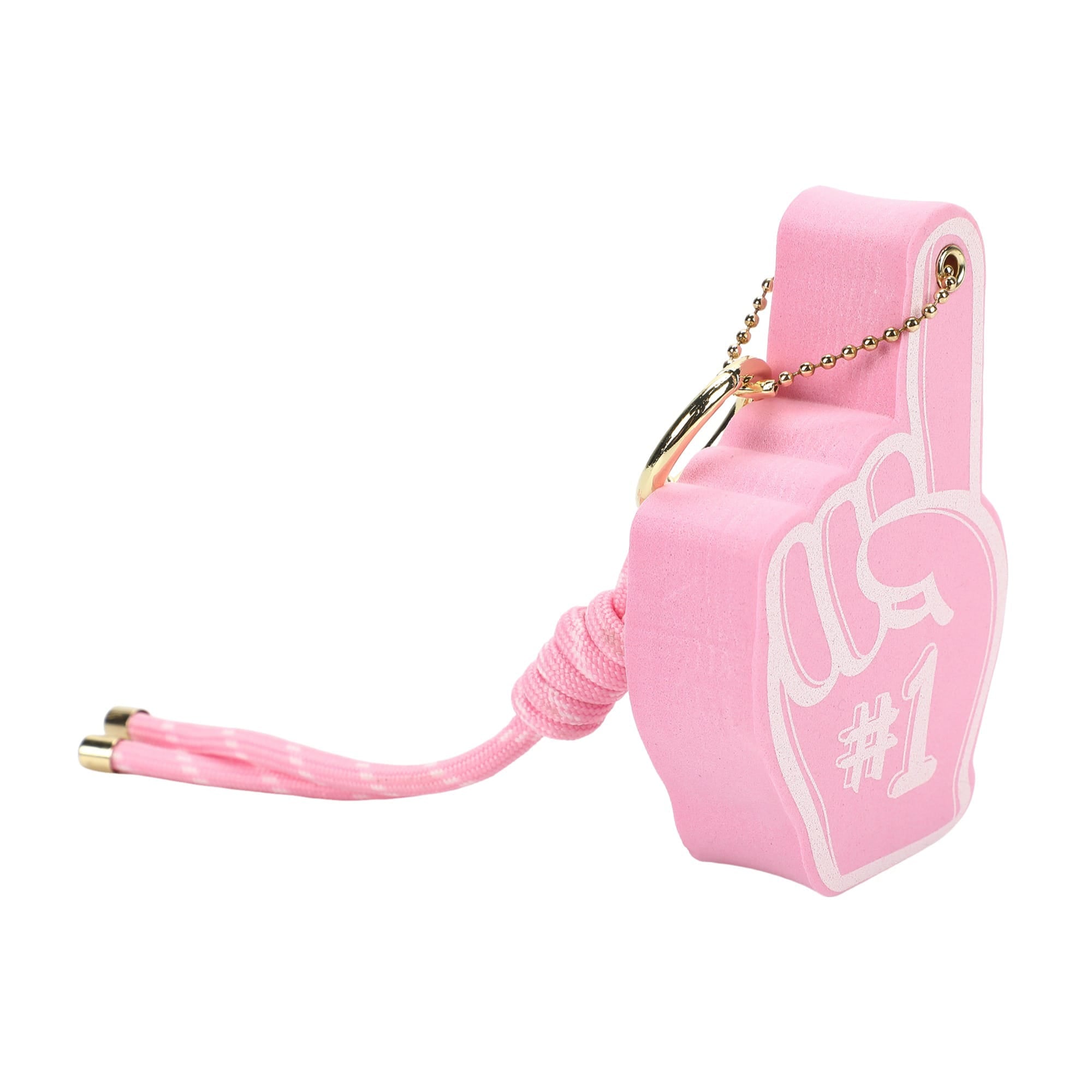 "#1 Fan" Foam Finger Bag Charm