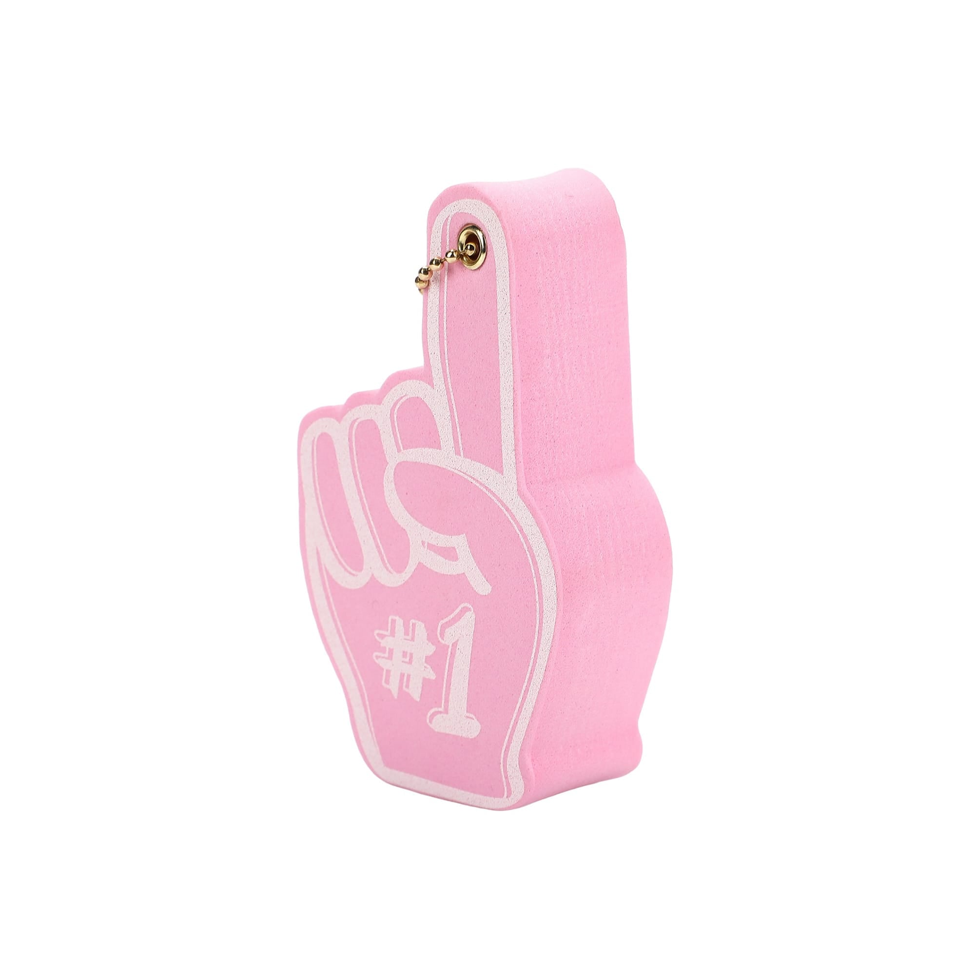 "#1 Fan" Foam Finger Bag Charm