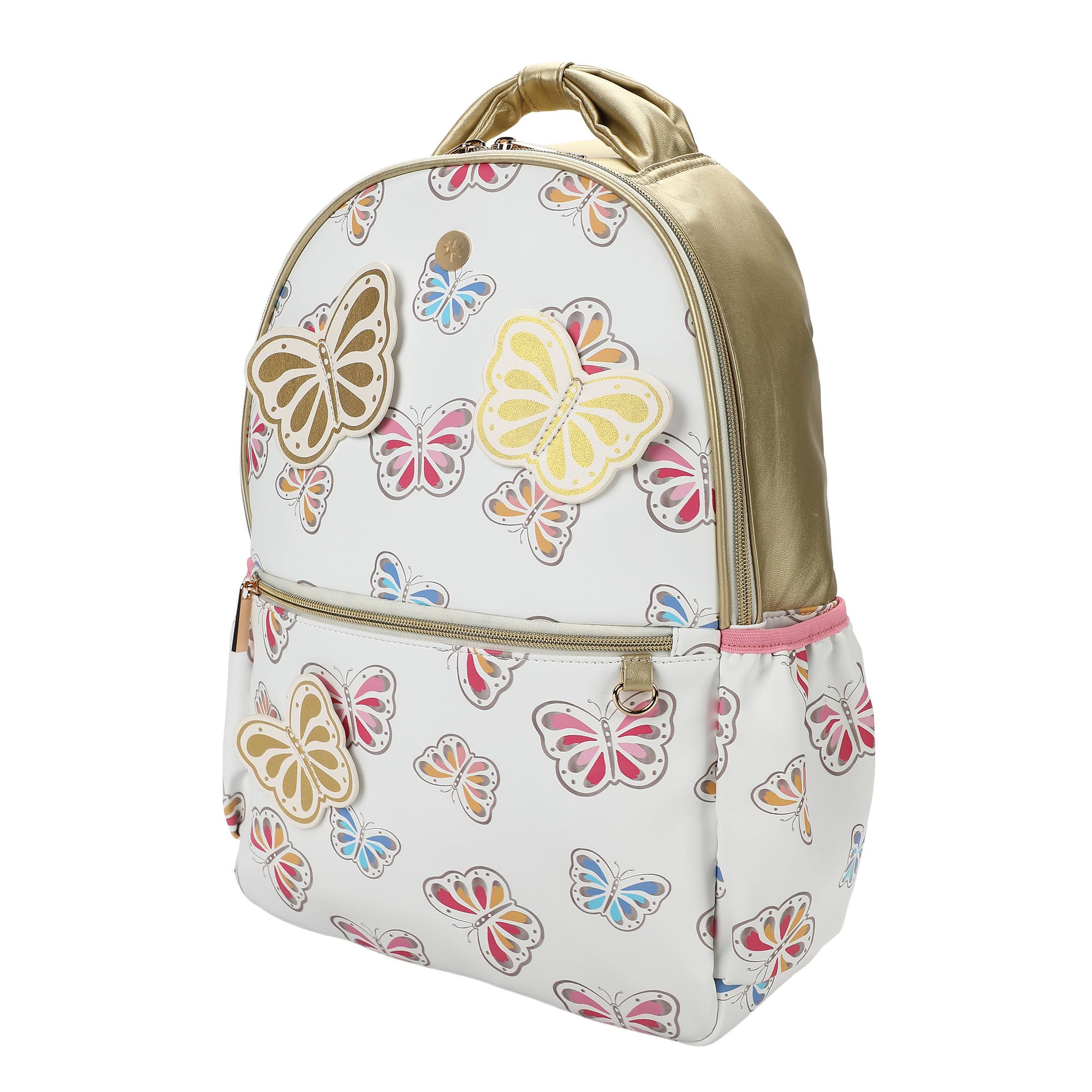 Gold Butterfly Backpack with Tuckaway Wings