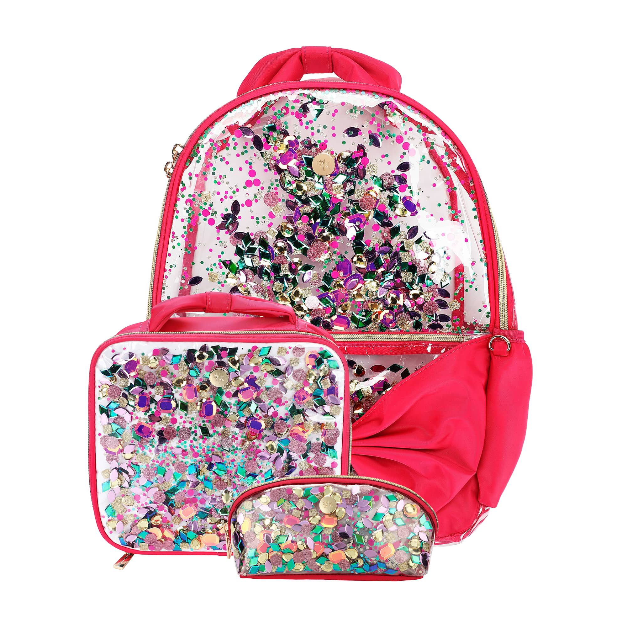 Jewel Confetti Clear Pencil Pouch