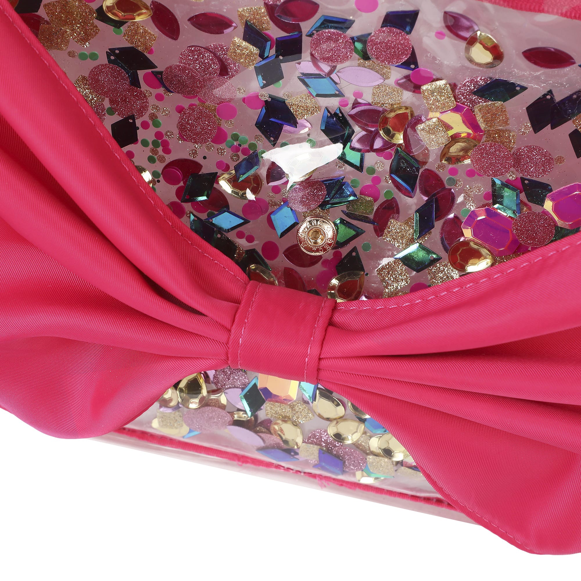 Bow & Jewel Confetti Clear Backpack