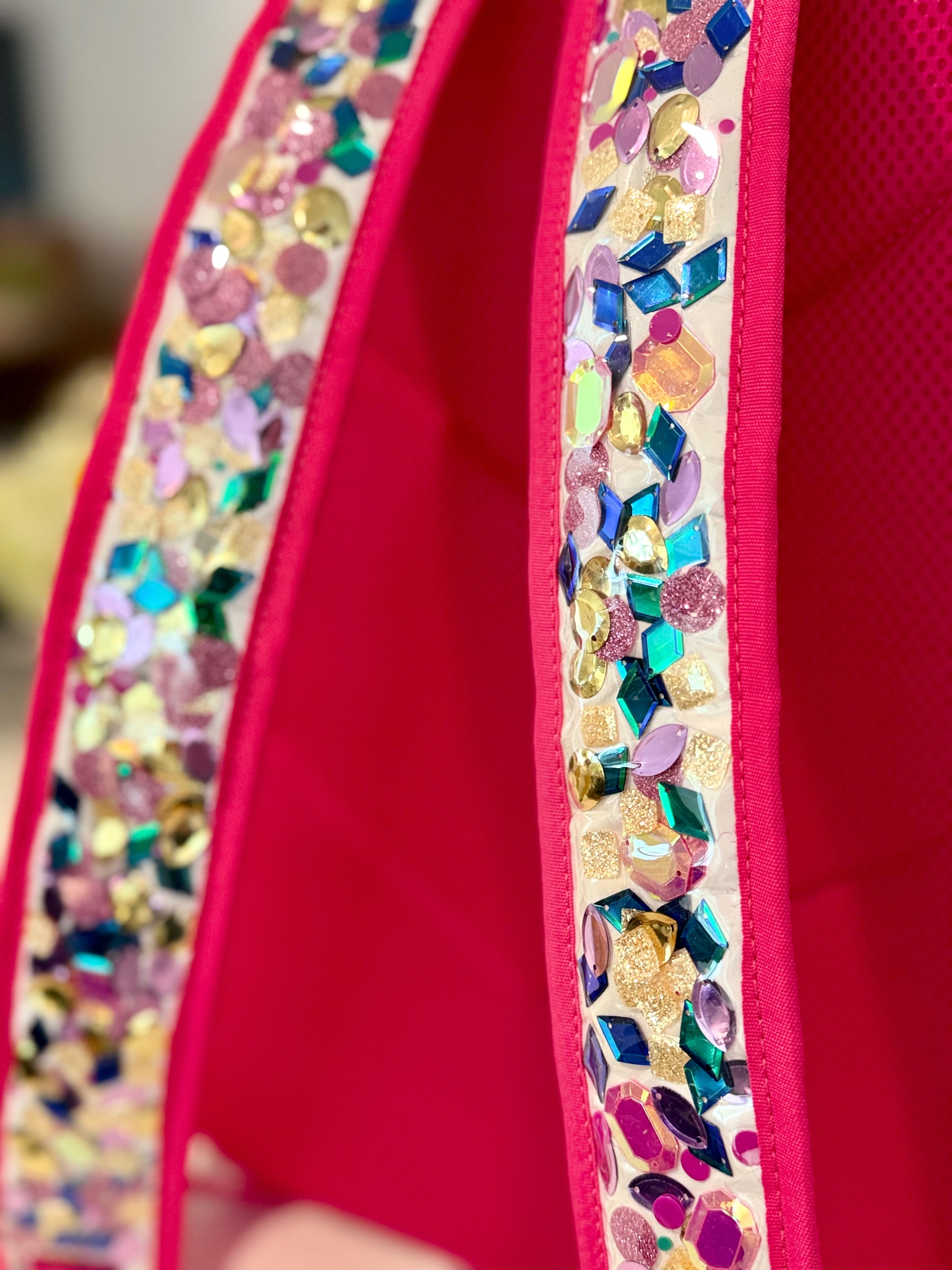 Bow & Jewel Confetti Clear Backpack