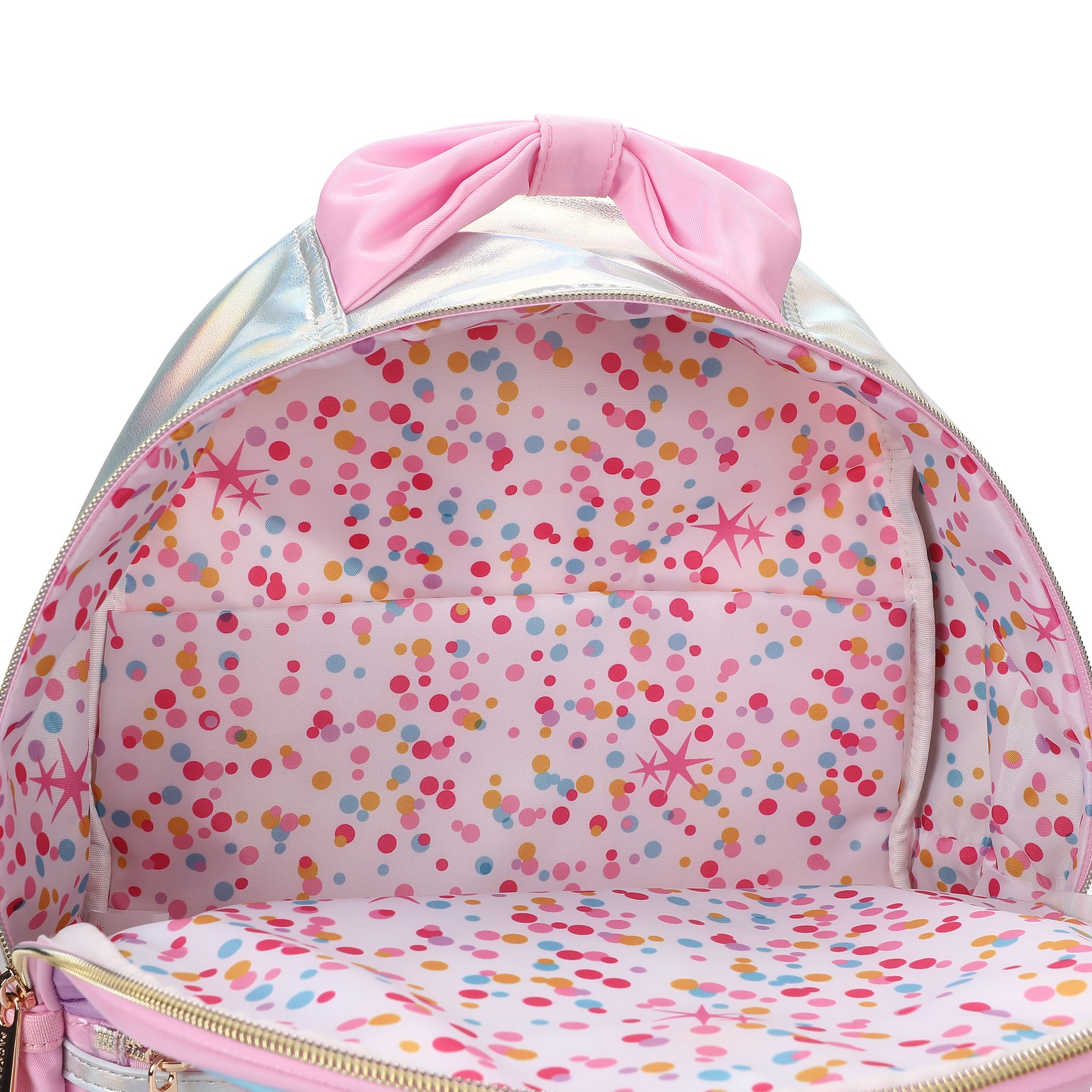 Quilted Confetti Heart Backpack