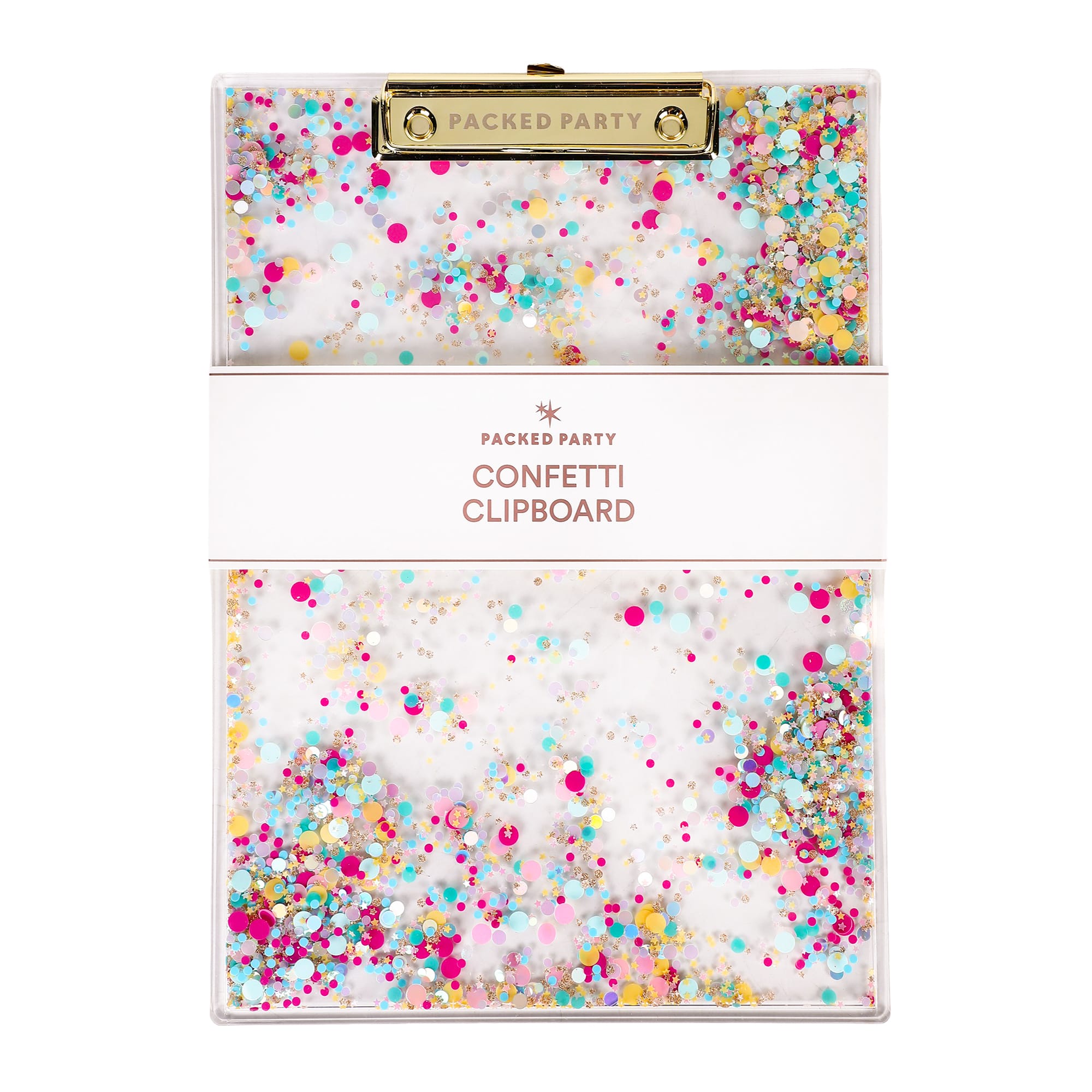 Confetti Filled Clipboard