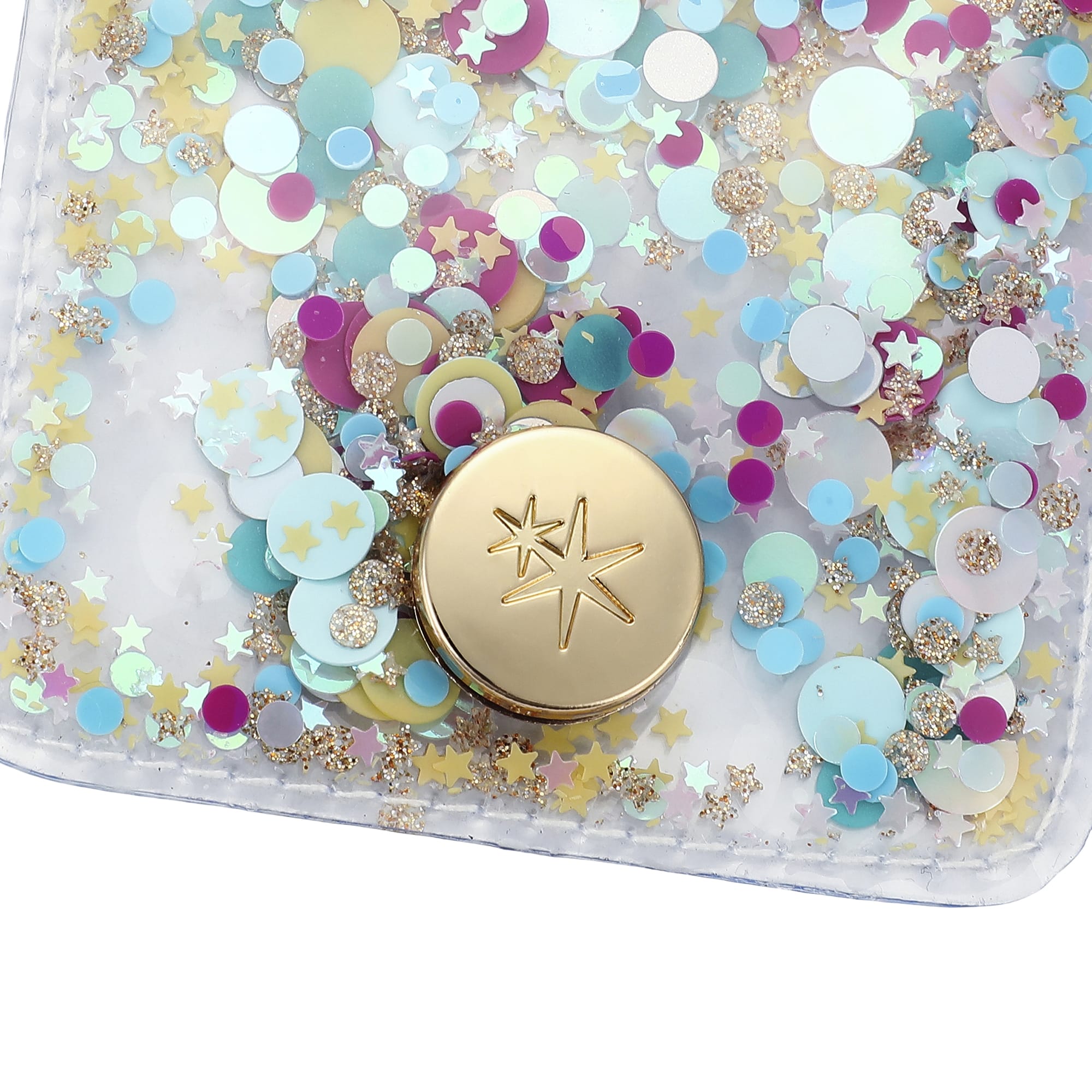 Confetti Filled Lanyard & Luggage Tag
