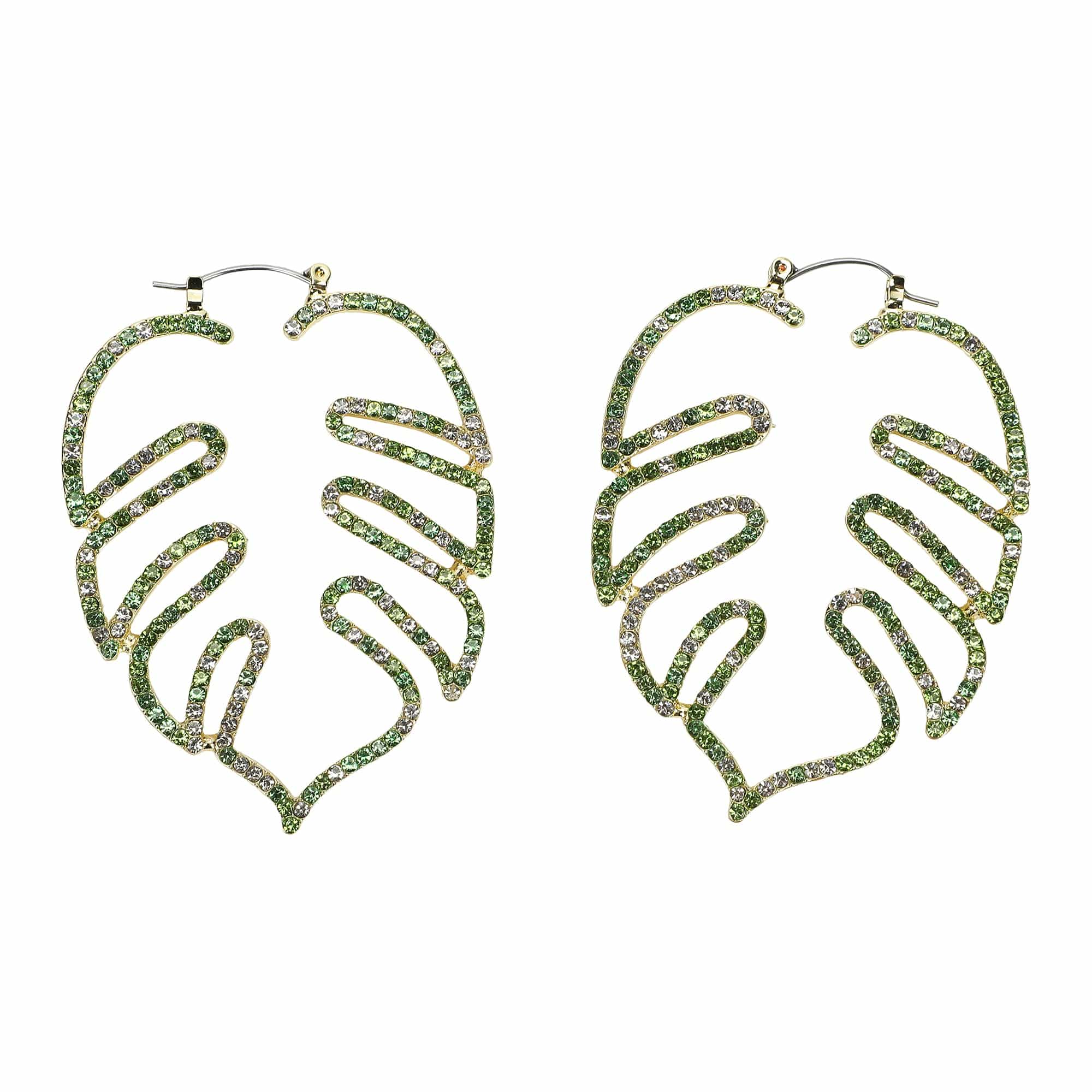 Palm Paradise Rhinestone Earrings