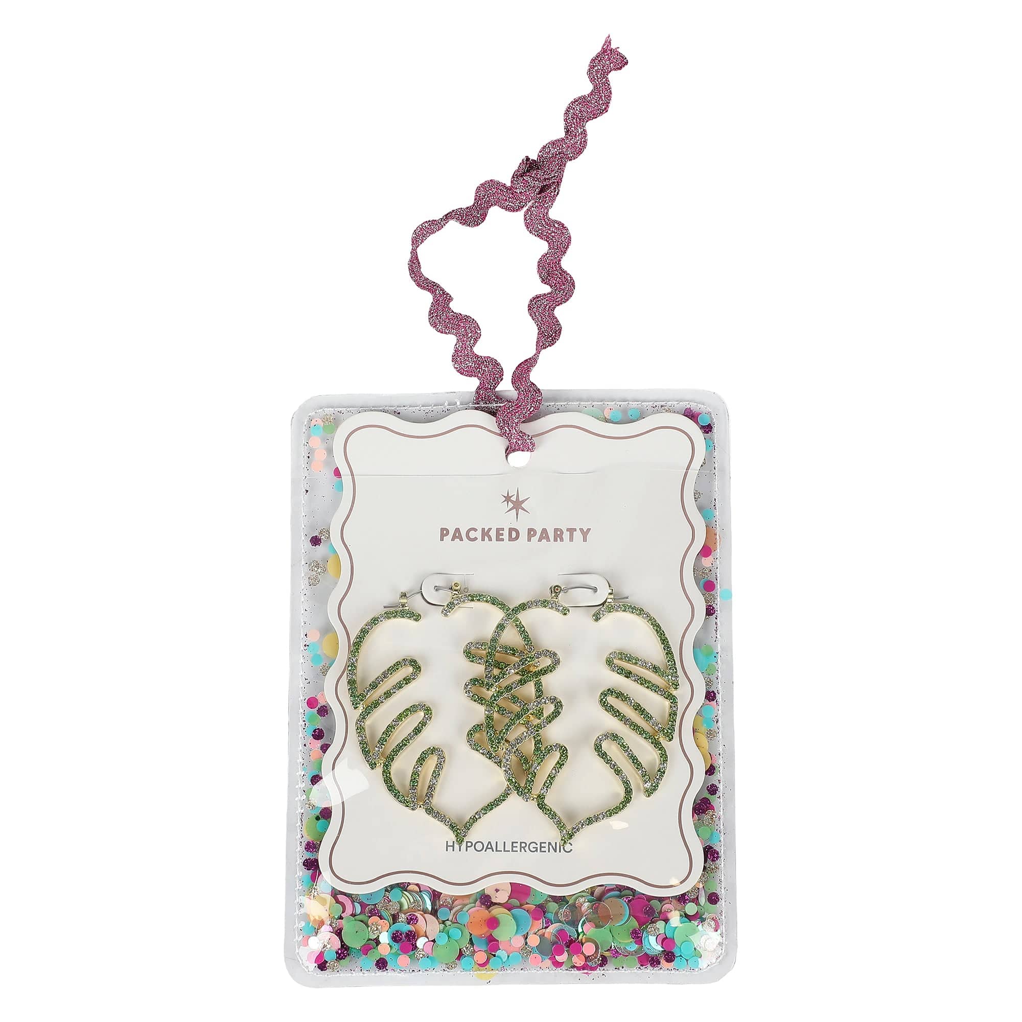 Palm Paradise Rhinestone Earrings