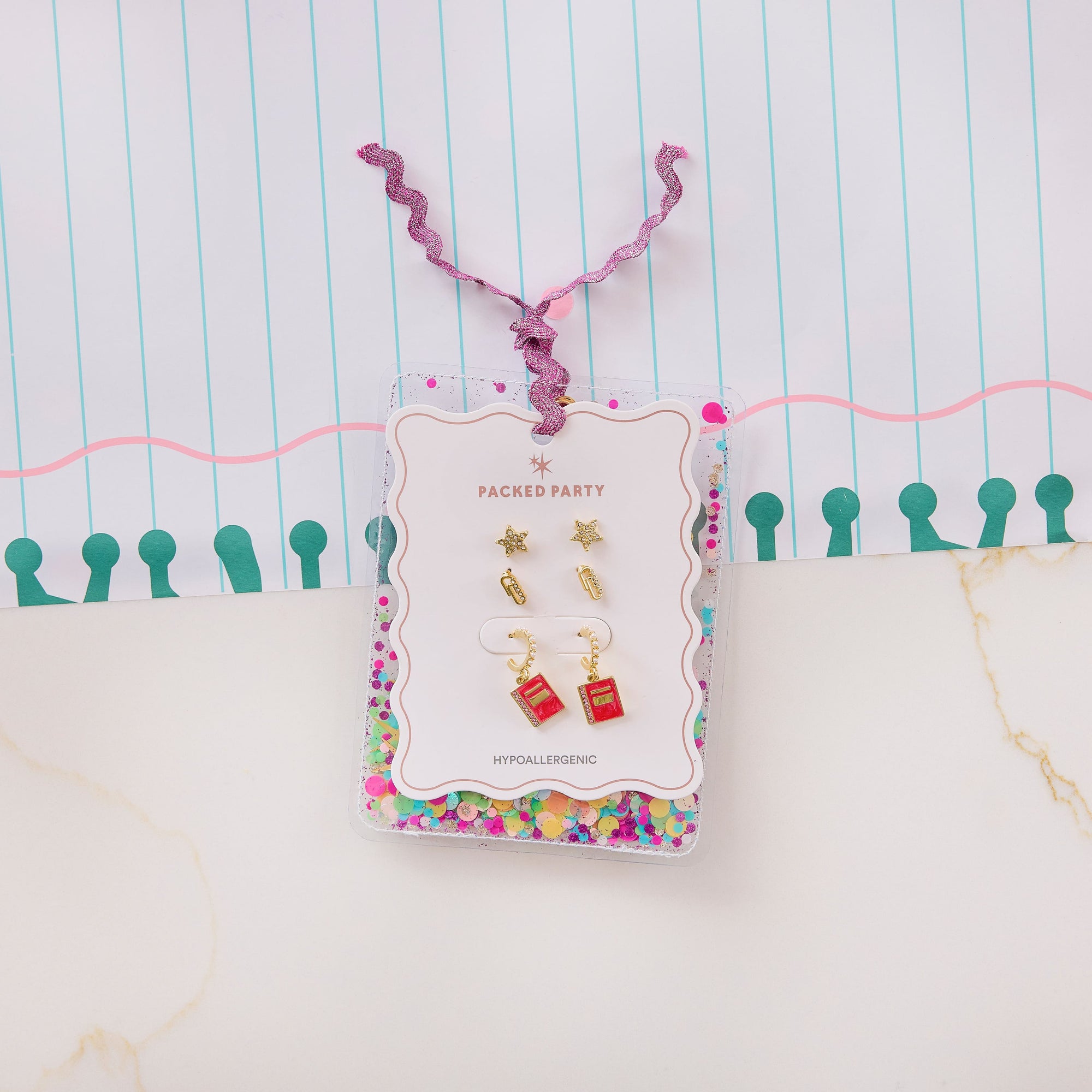 Back to School Icon Earring Set (3 Pack)