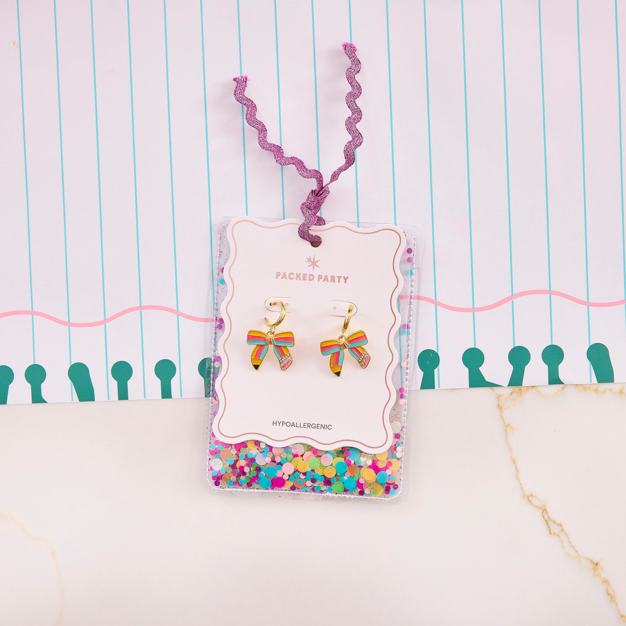 Pencil Bow Earrings