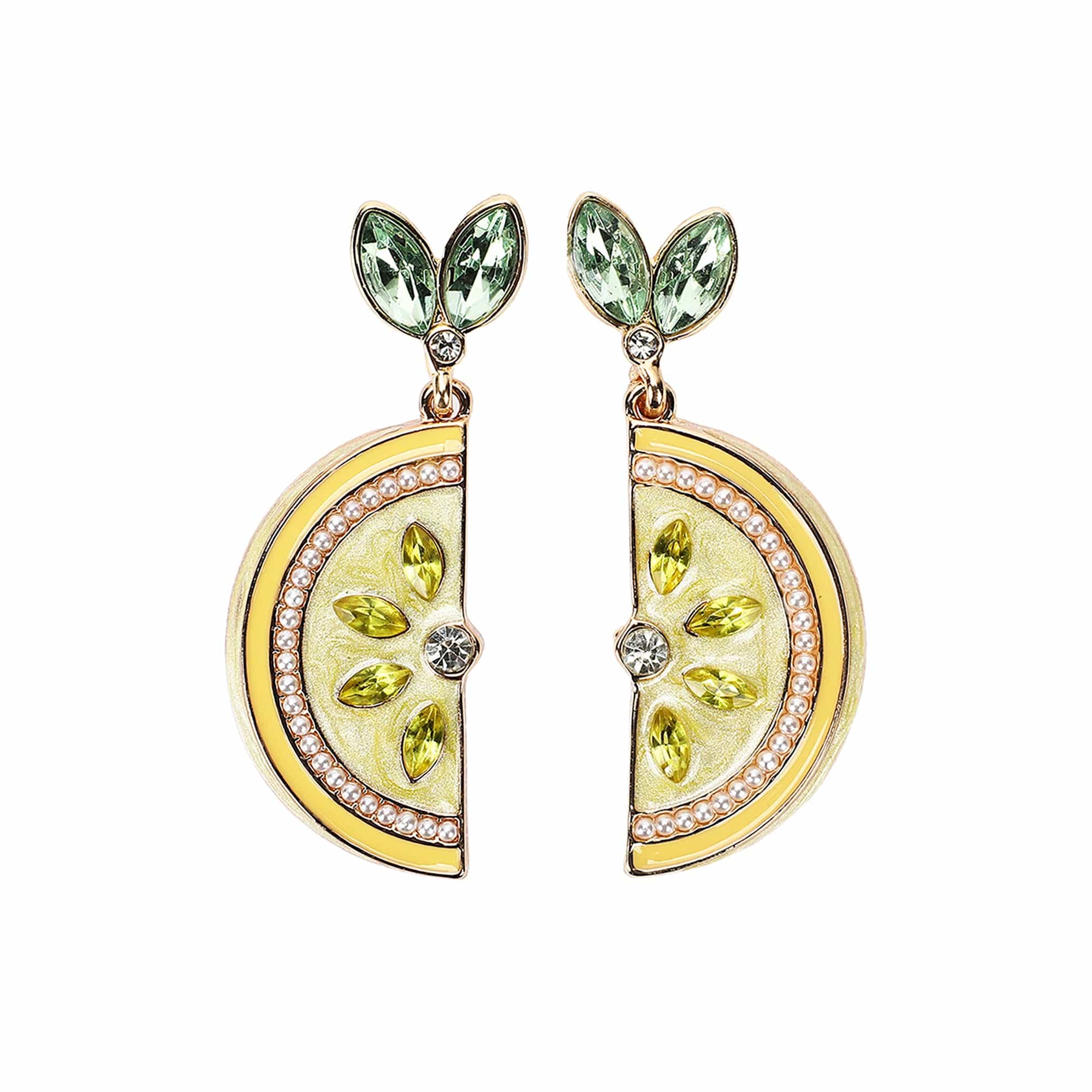 Lemon Slice Earrings