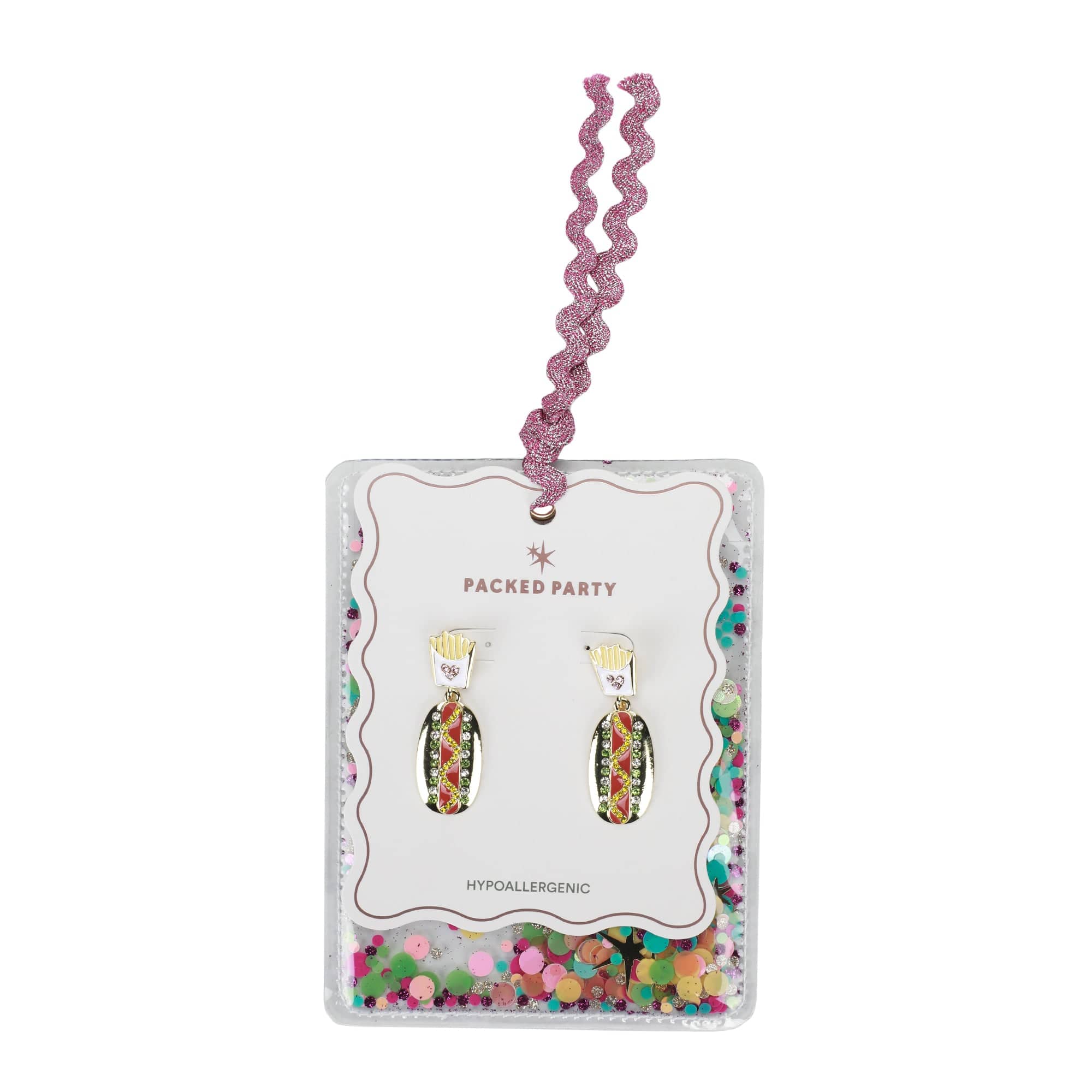 Hot Dog And Fries Earrings