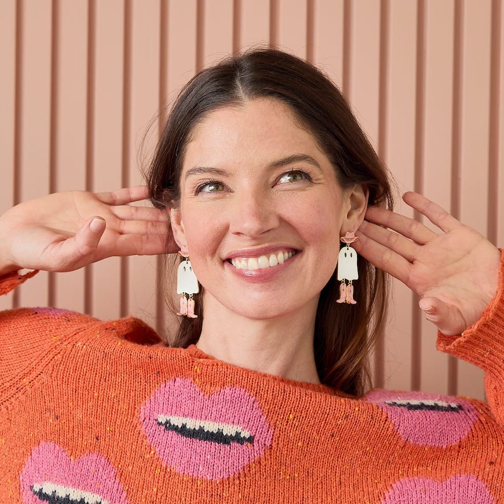 Cow-Ghoul Earrings