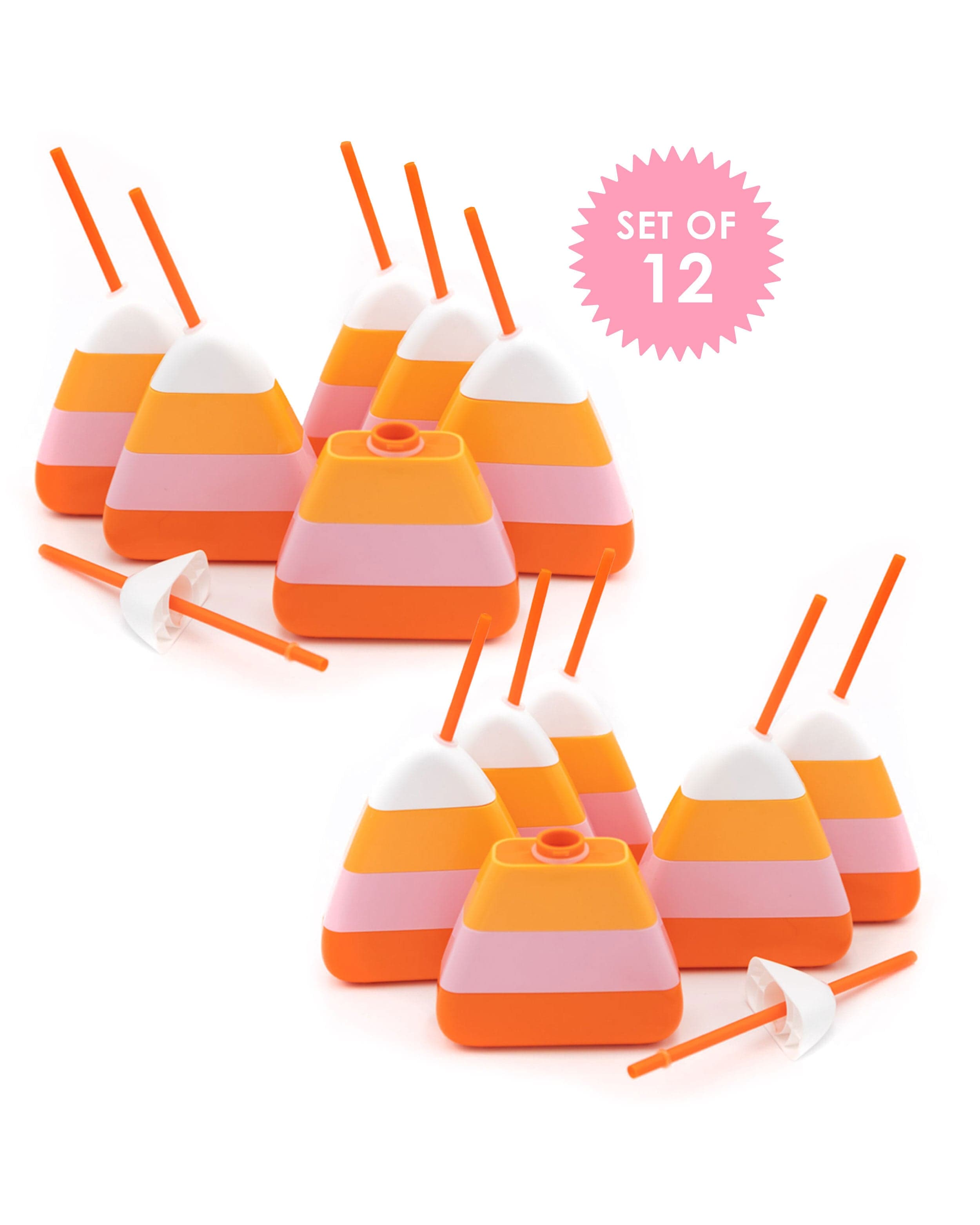Candy Corn Sippers (set of 2, 6, or 12)