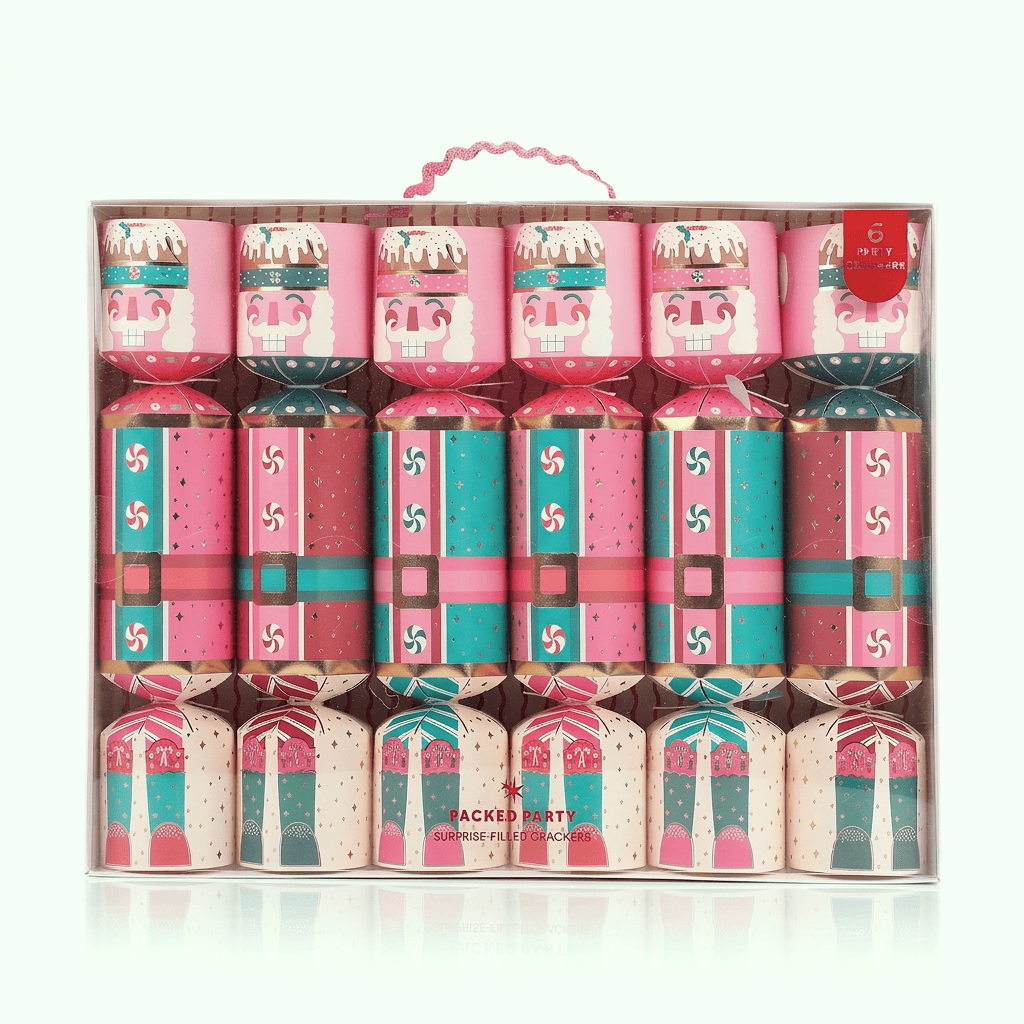 Christmas Nutcracker Holiday Crackers (Set of 6)