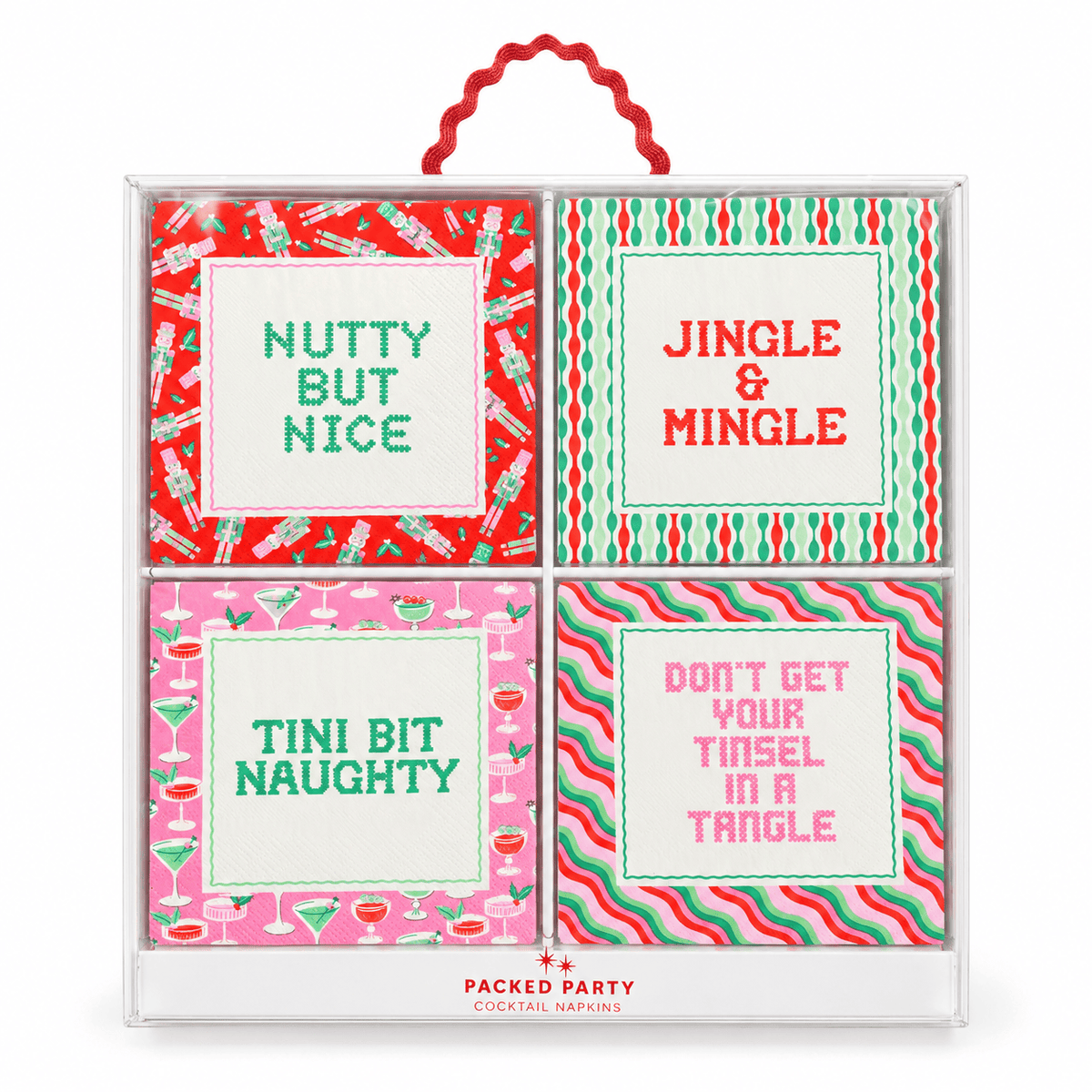 Feeling Festive Christmas Cocktail Napkin Set (40 ct)