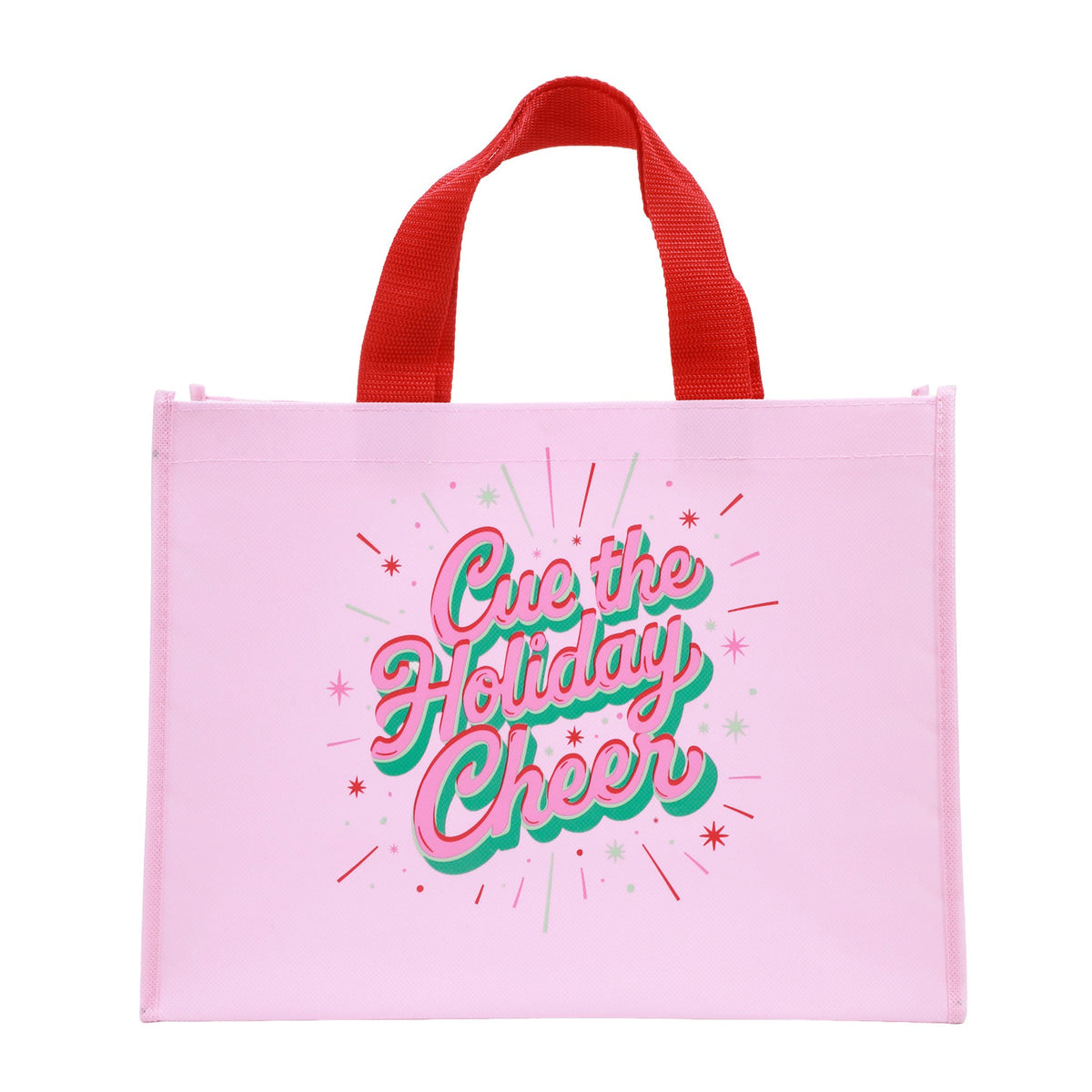 Holiday Cheer Gift Totes (Set of 2 reusable tote with gift tags)