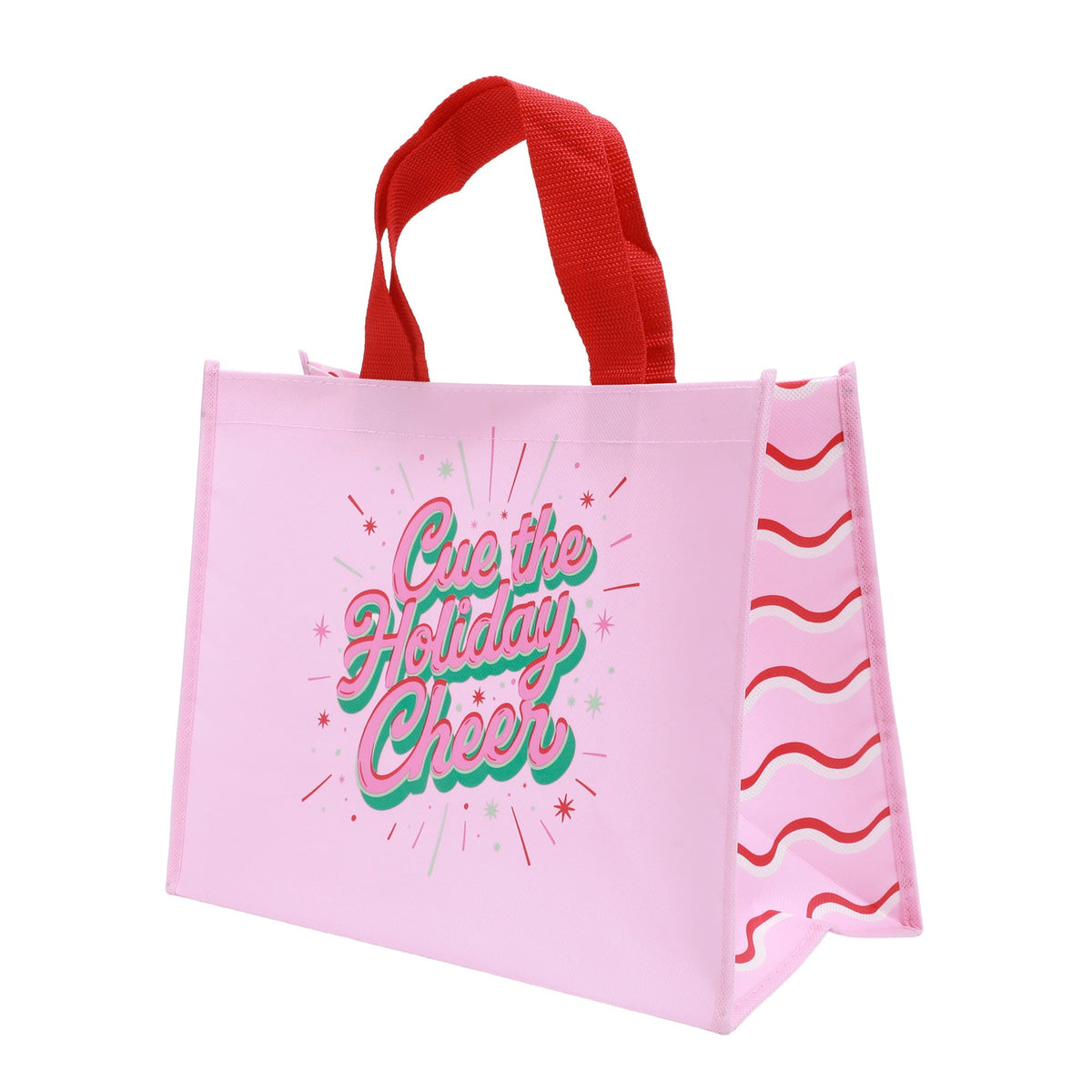 Holiday Cheer Gift Totes (Set of 2 reusable tote with gift tags)