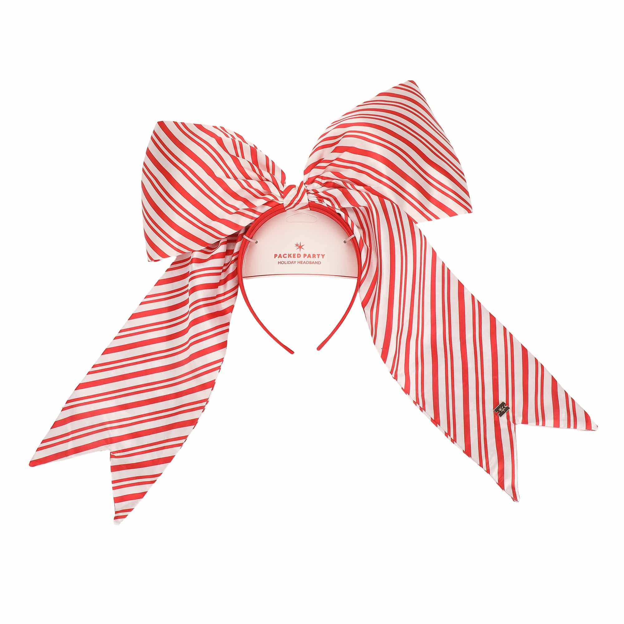 Peppermint Party Jumbo Holiday Bow Headband