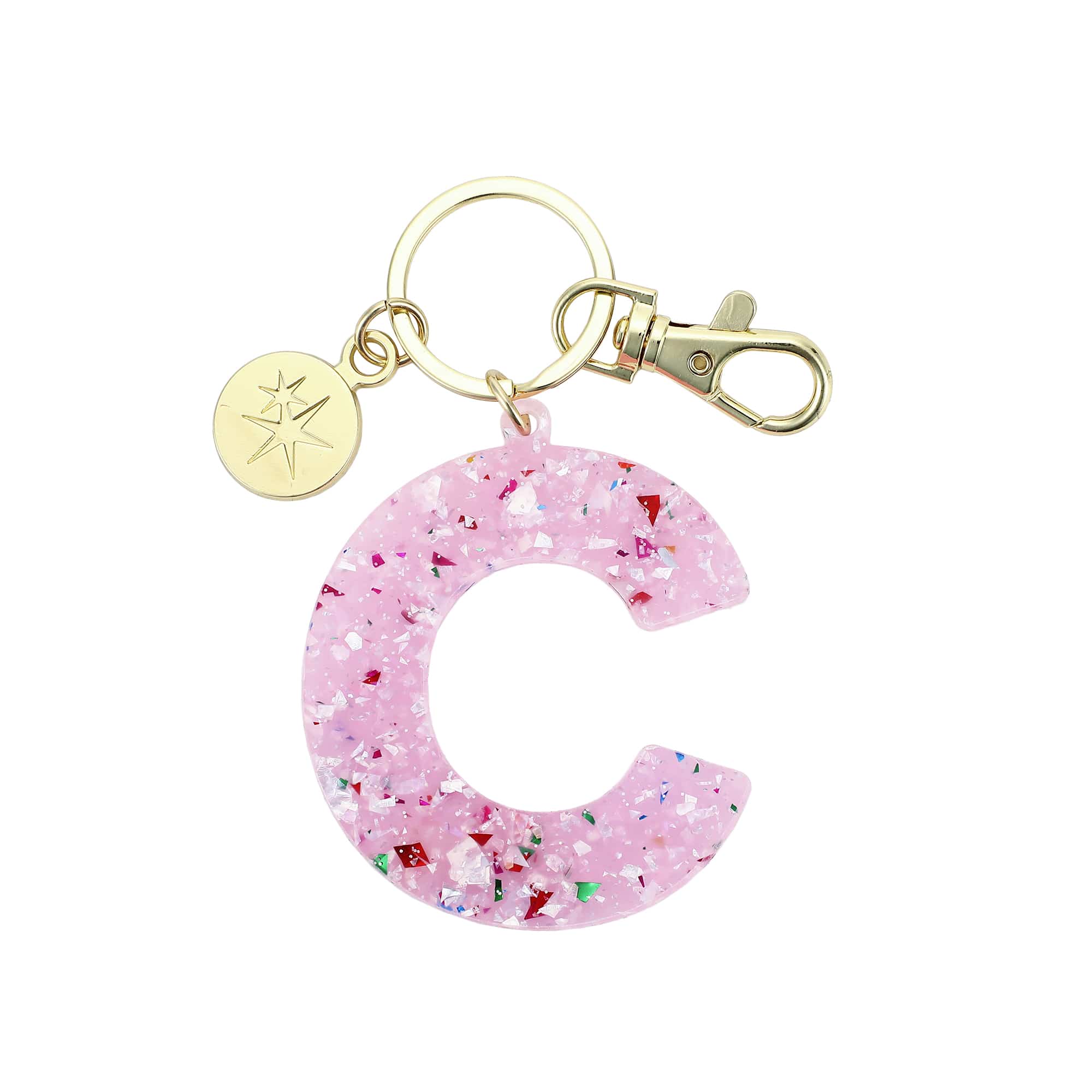 Monogram Letter Bag Charms (A, B, C, J, K, L, M, S)