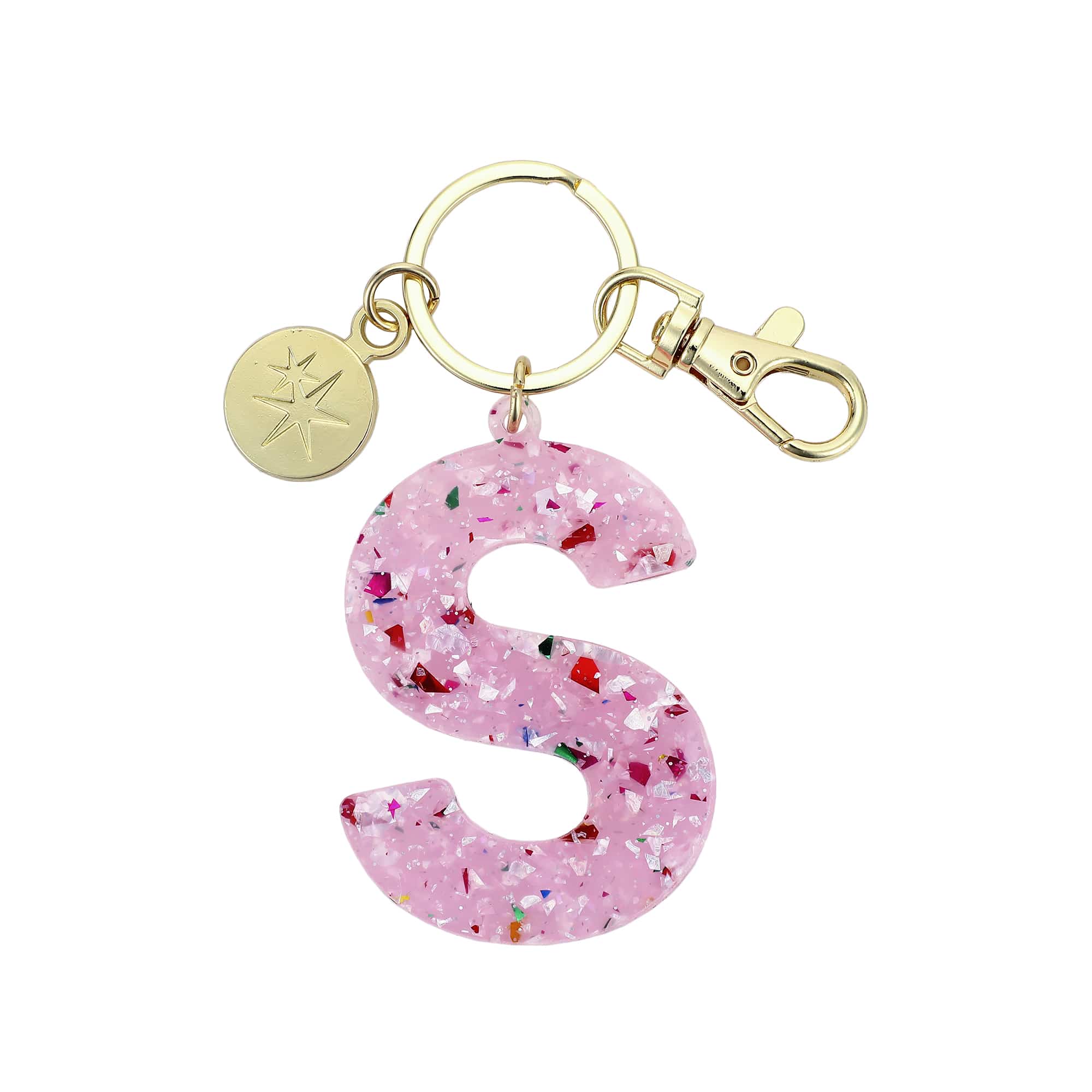 Monogram Letter Bag Charms (A, B, C, J, K, L, M, S)