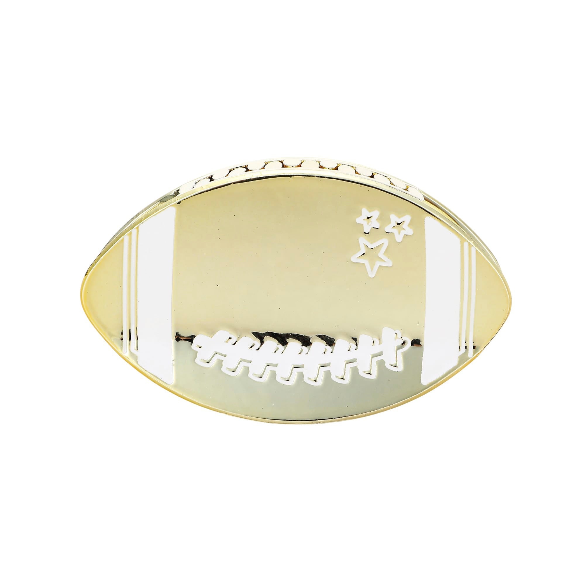 "Go for the Gold" Football Hair Claw Clip