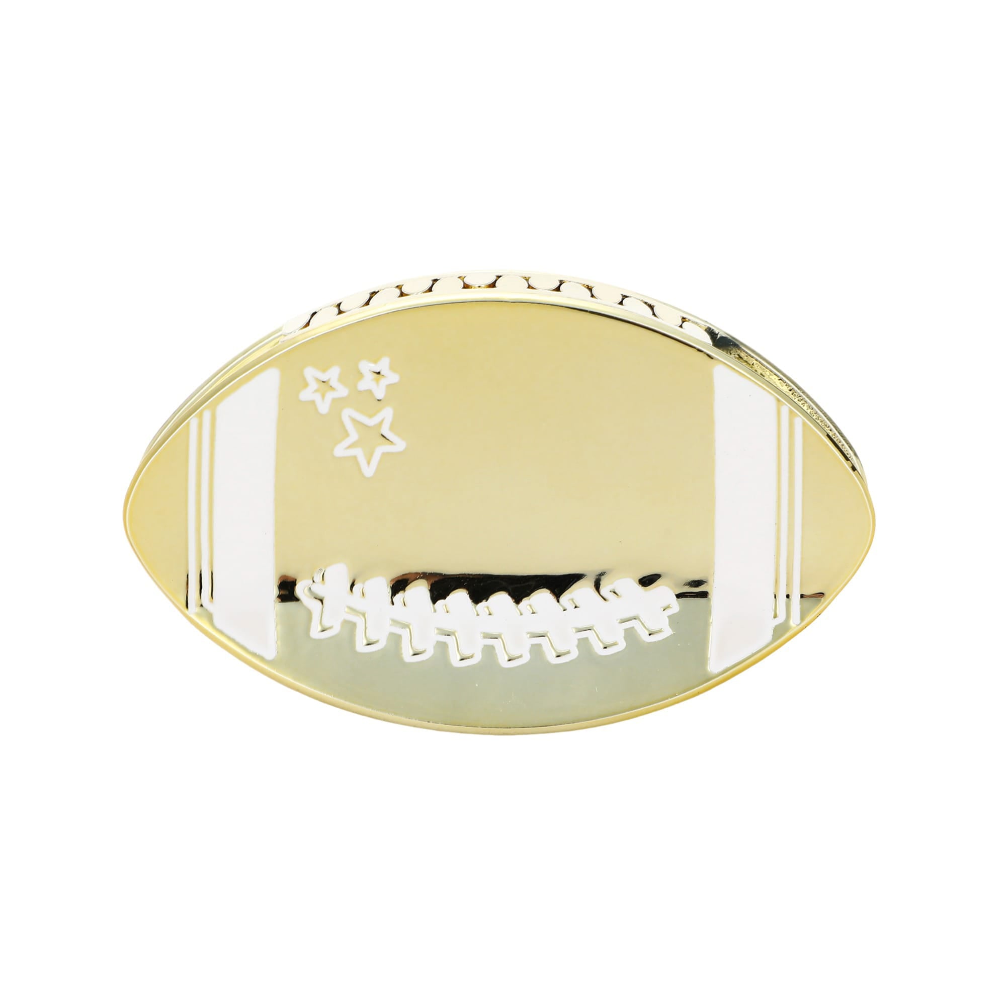 "Go for the Gold" Football Hair Claw Clip