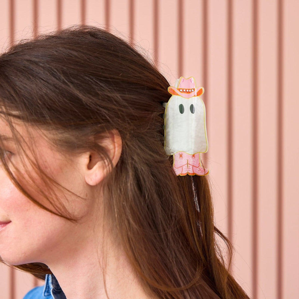 Cow-Gouhl Ghost Hair Claw Clip