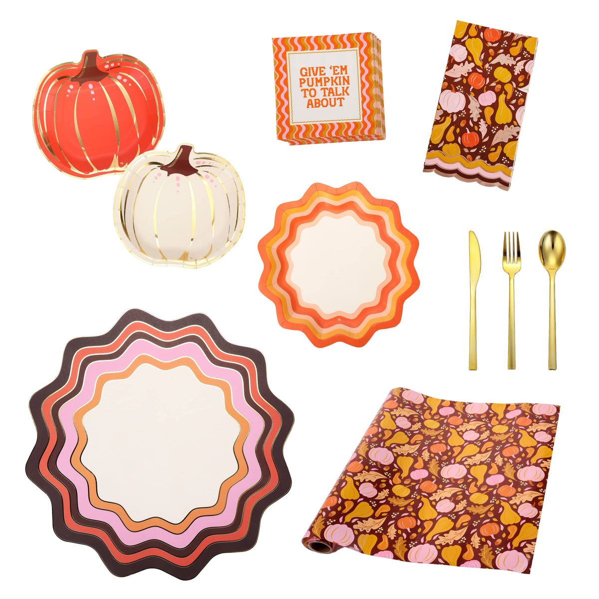 Harvest & Thanksgiving Tableware Party Kit