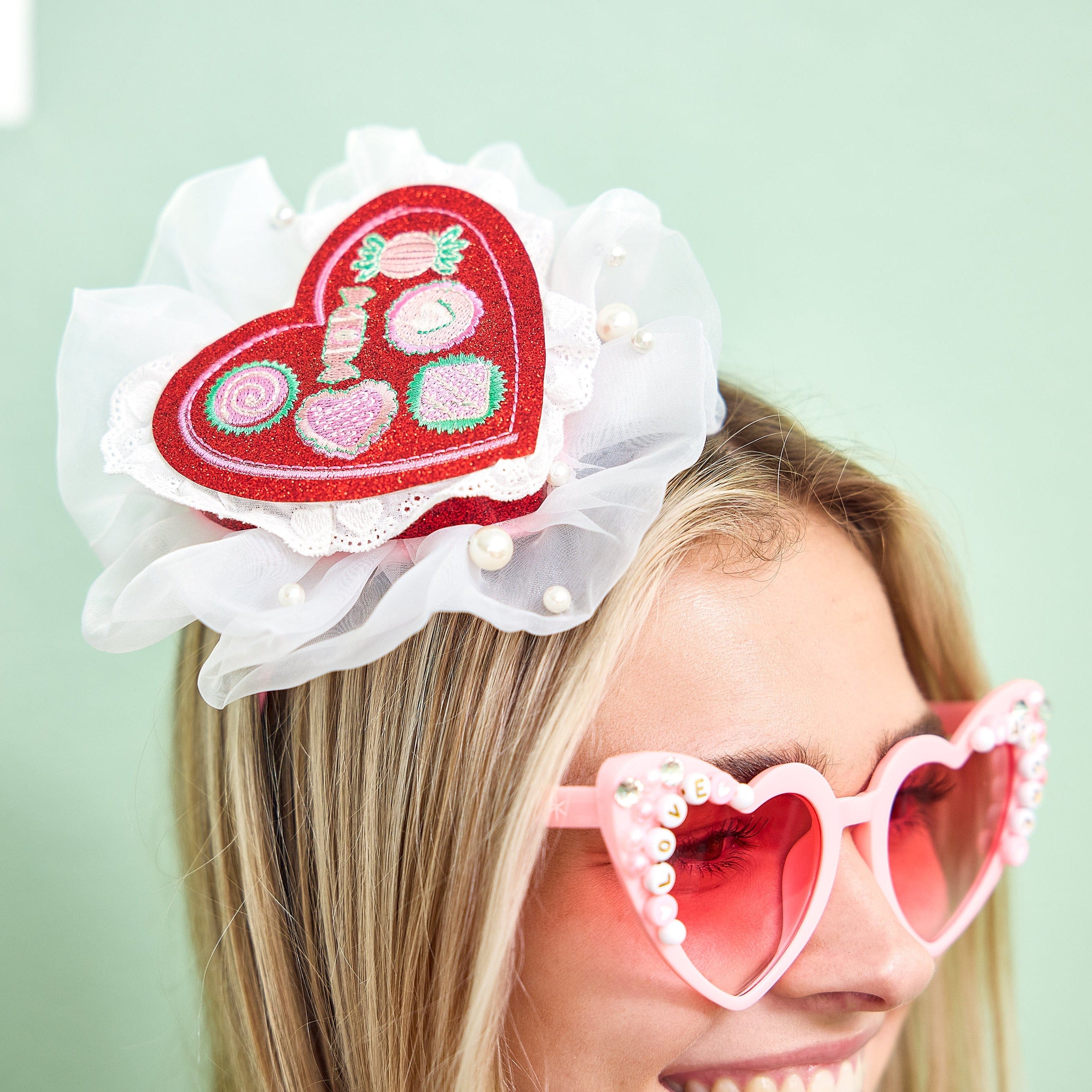 Sweet Treats Heart Novelty Headband (Single or Set of 4)