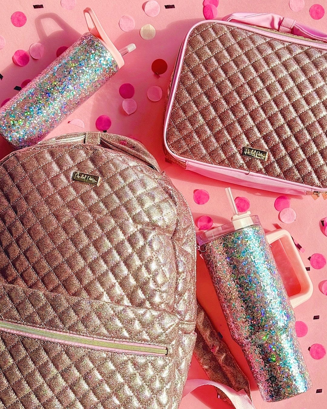 Pink Glitter Party Backpack